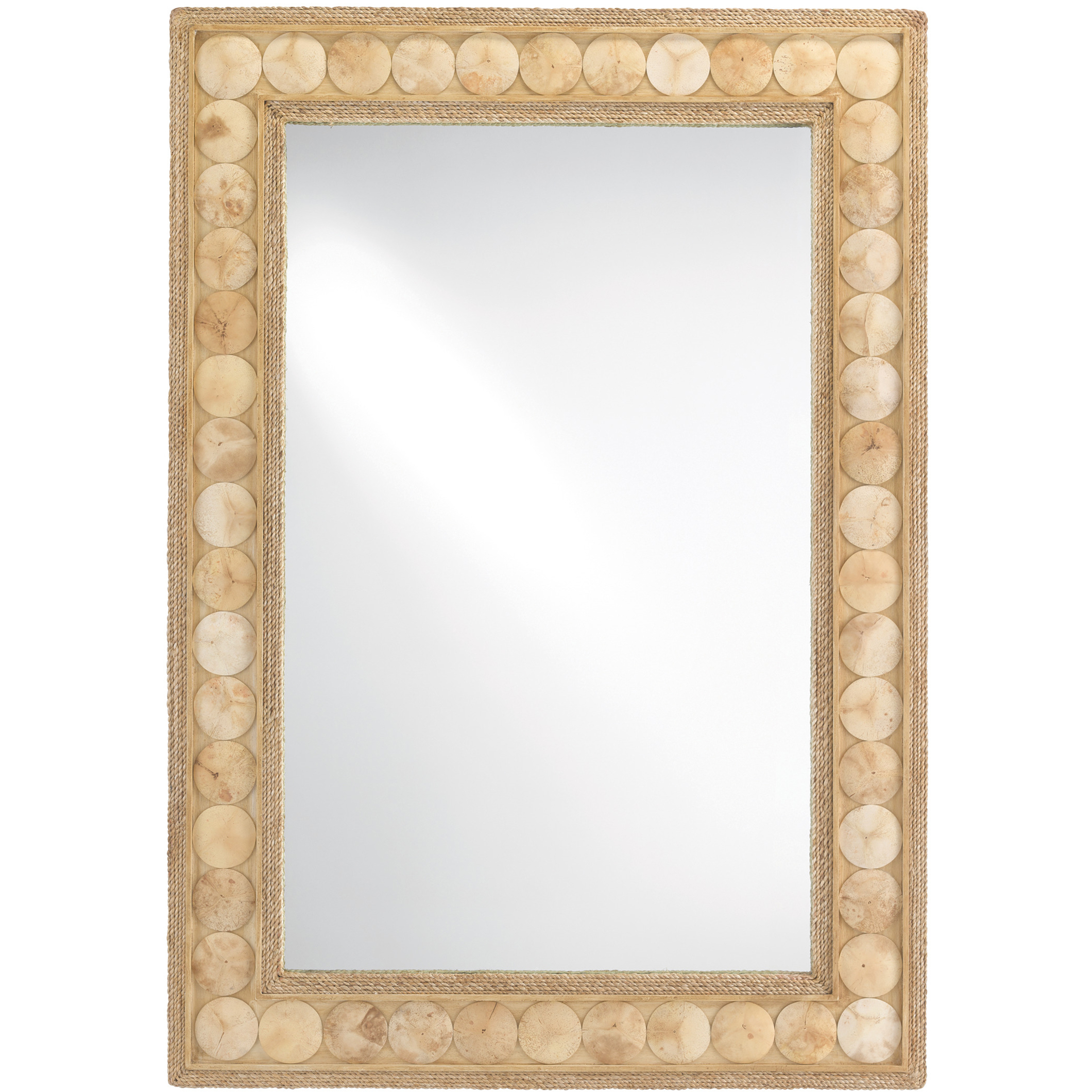 Buko 50.5 X 35.5 inch Straw and Natural Mirror