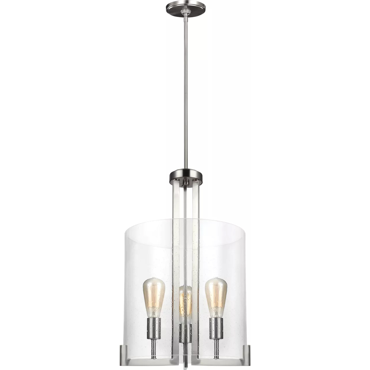 Dawes 3 Light 15.75 inch Brushed Nickel Pendant Ceiling Light
