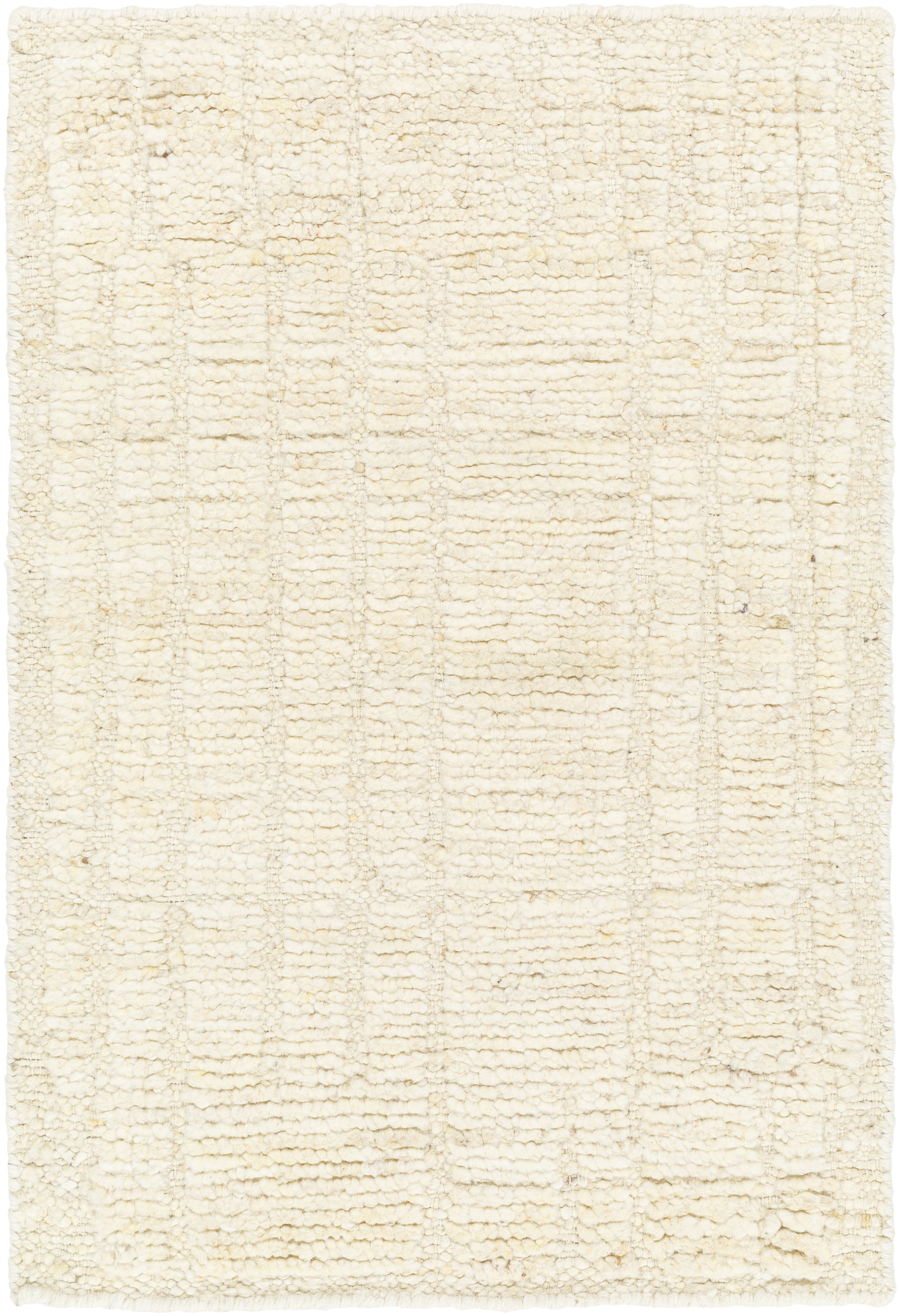Khyber 108 X 72 inch Light Gray Rug, Rectangle