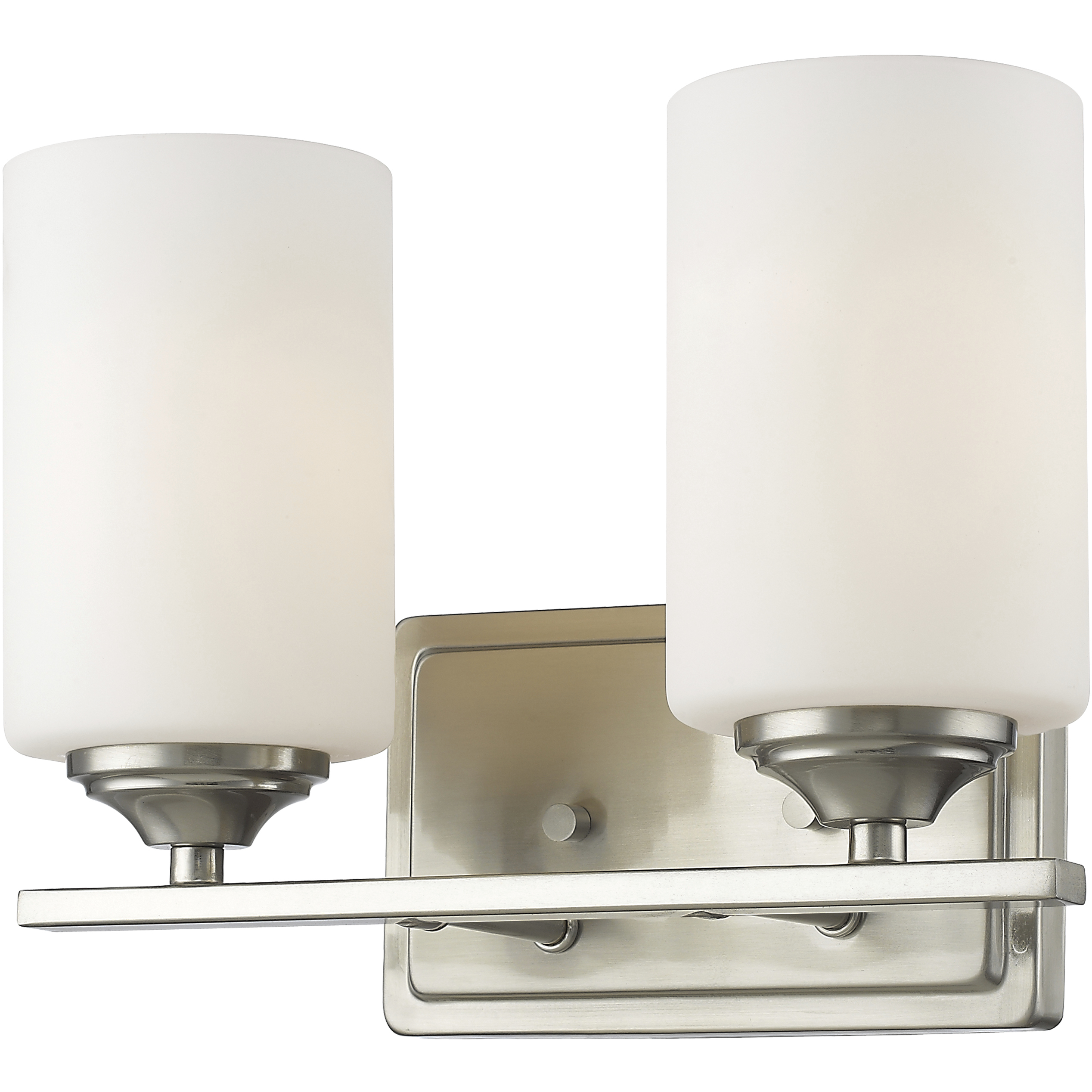 Bordeaux 2 Light 11.38 inch Brushed Nickel Vanity Wall Light