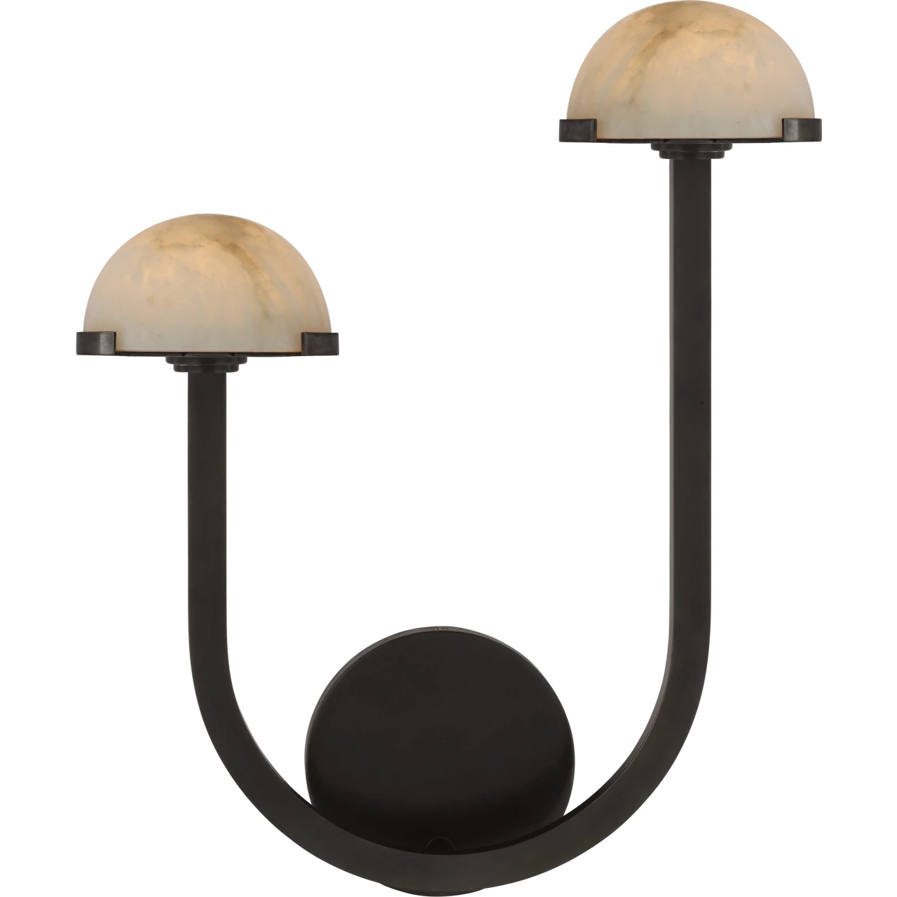 Kelly Wearstler Pedra LED 12.25 inch Bronze Assymetrical Left Sconce Wall Light