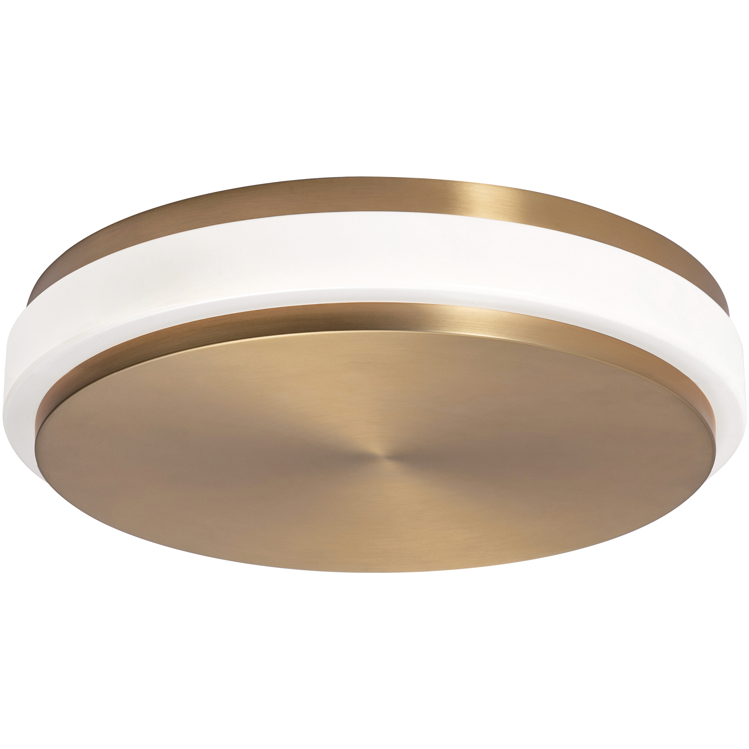 Eris LED 14 inch Light Antique Brass Flush Mount Ceiling Light
