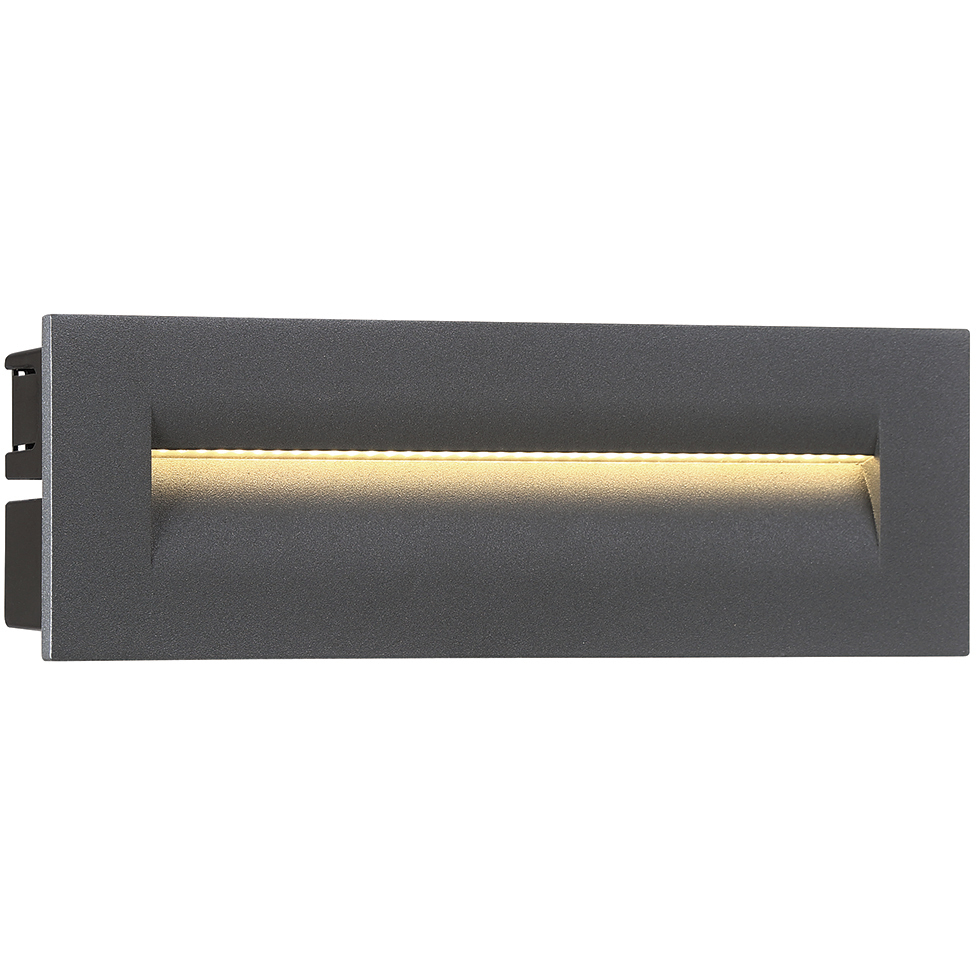 Odia LED 3.44 inch Graphite Outdoor In Wall