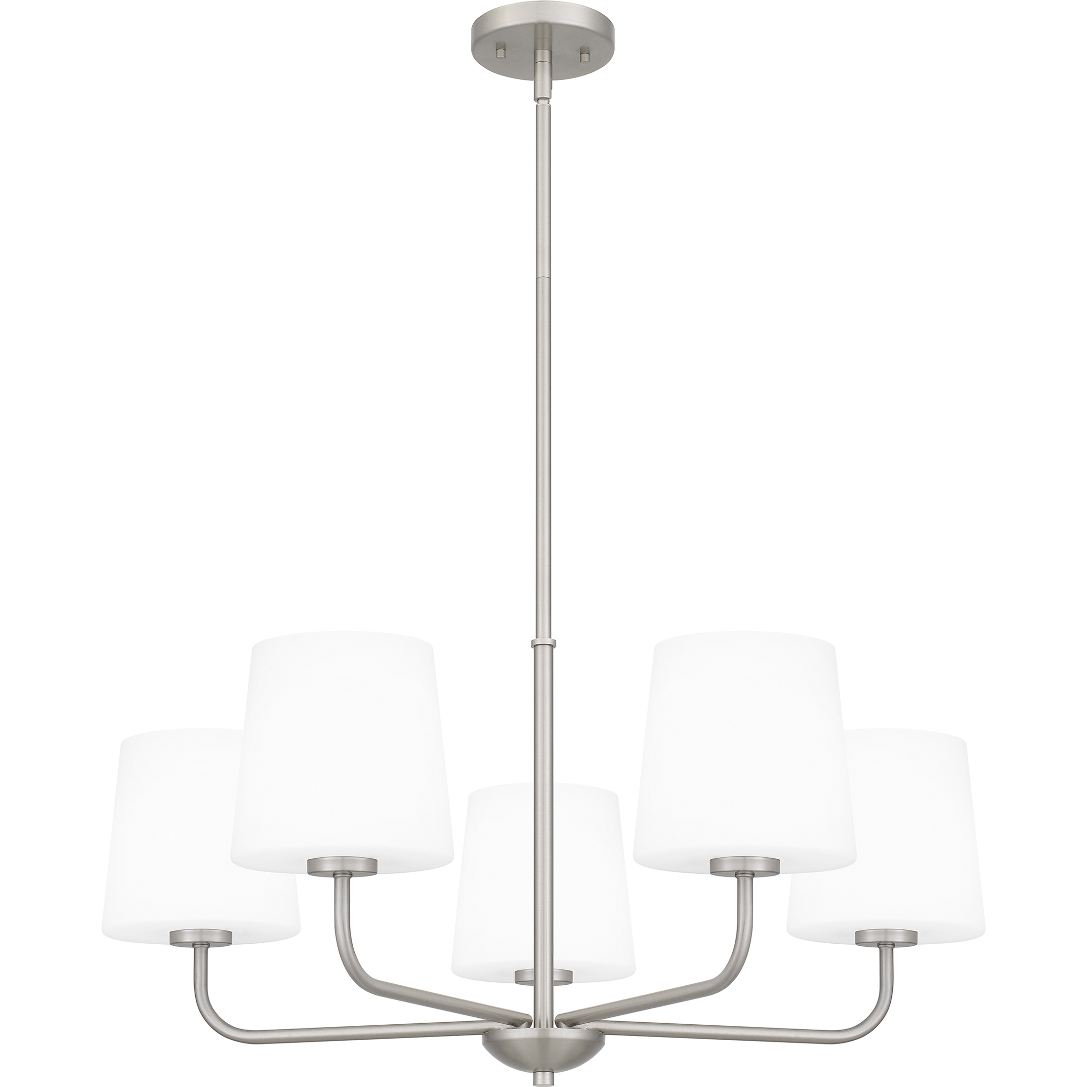 Gallagher 5 Light 28 inch Brushed Nickel Chandelier Ceiling Light
