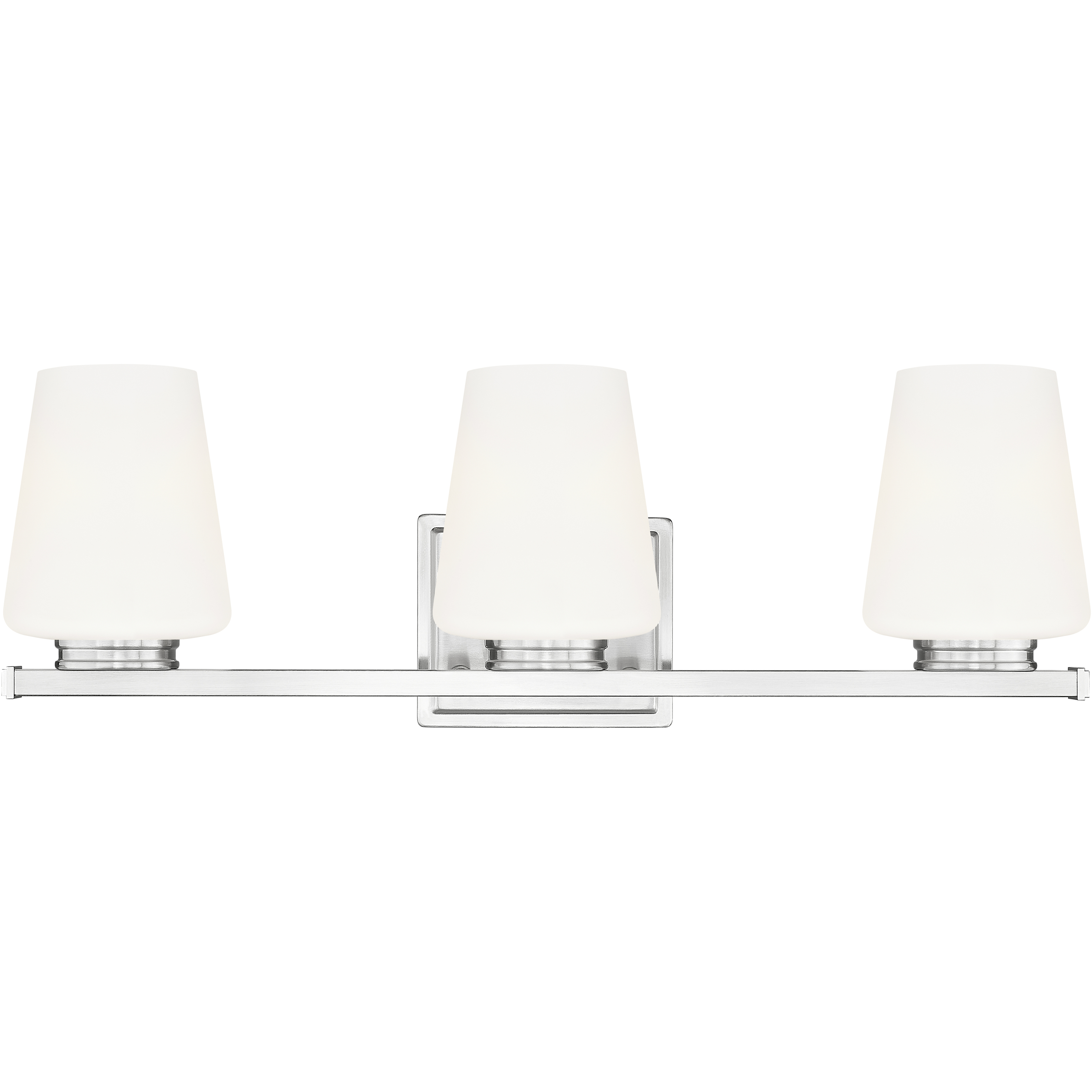 Nextra 3 Light 24 inch Brushed Nickel Bath Vanity Wall Light