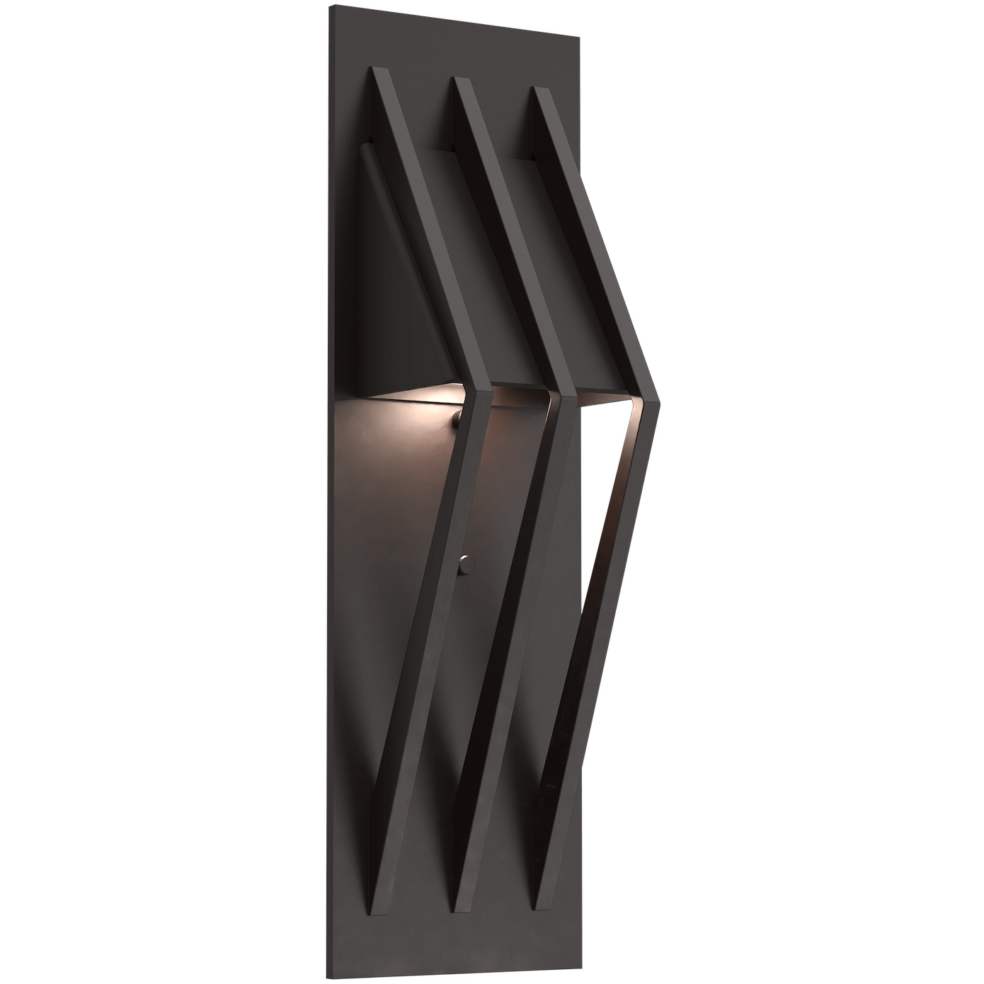 Outdoor Bridge LED 18 inch Statuary Bronze Outdoor Sconce, Tall