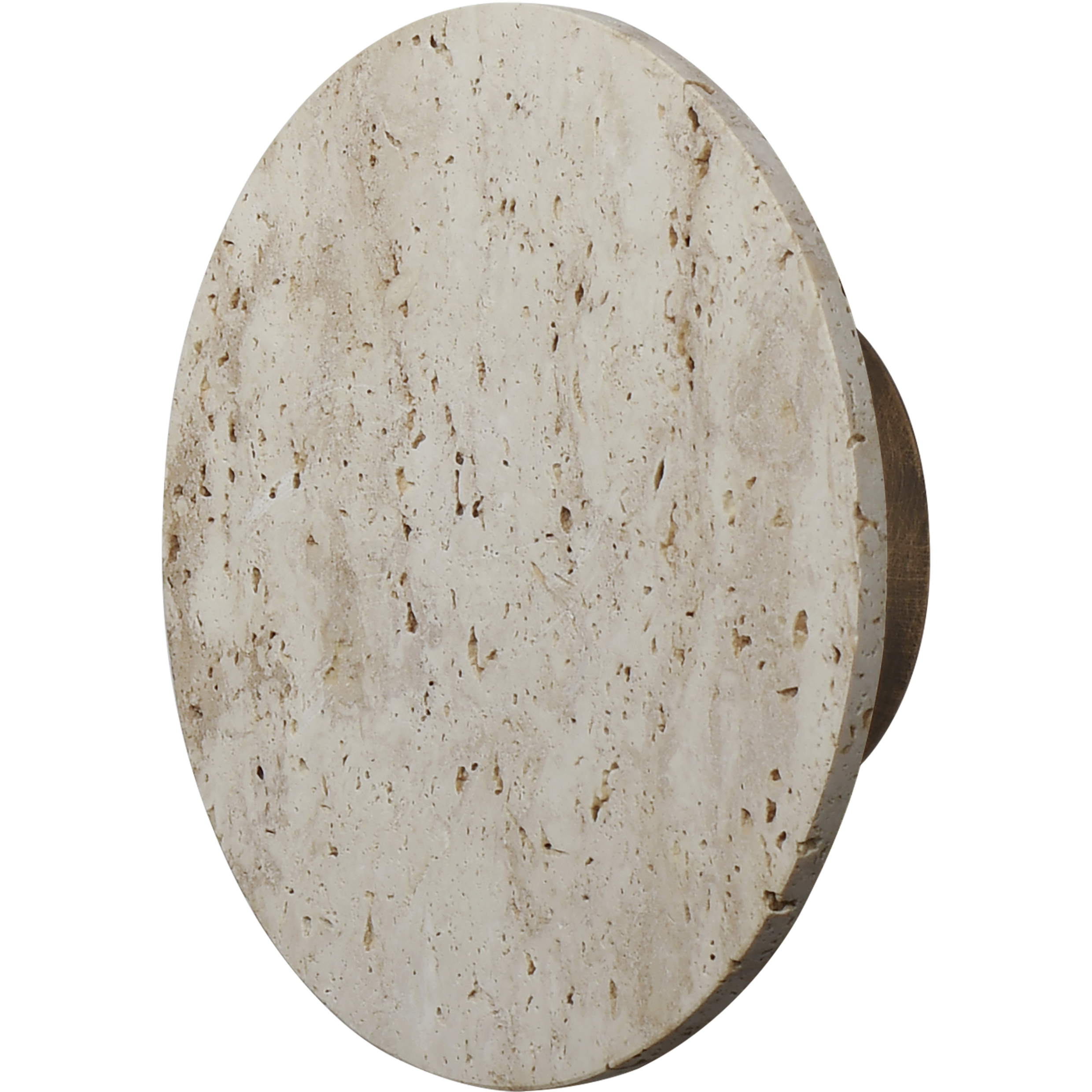 Discus LED 10.25 inch Travertine and Antique Bronze ADA Wall Sconce Wall Light