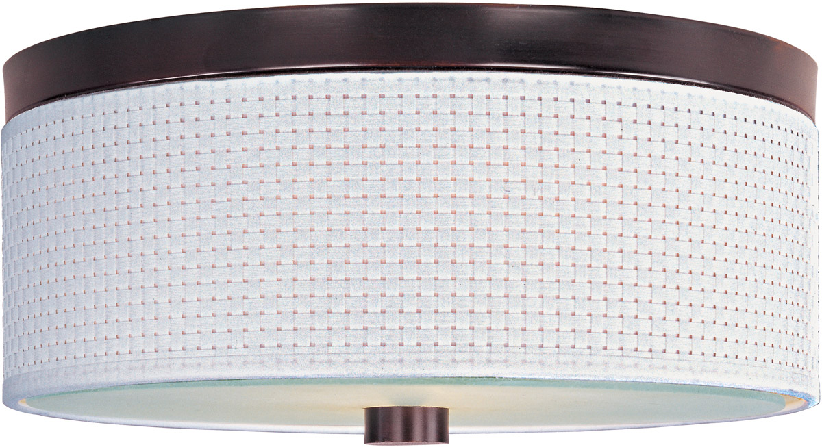 Beekman 2 Light 14 inch Oil Rubbed Bronze Flush Mount Ceiling Light