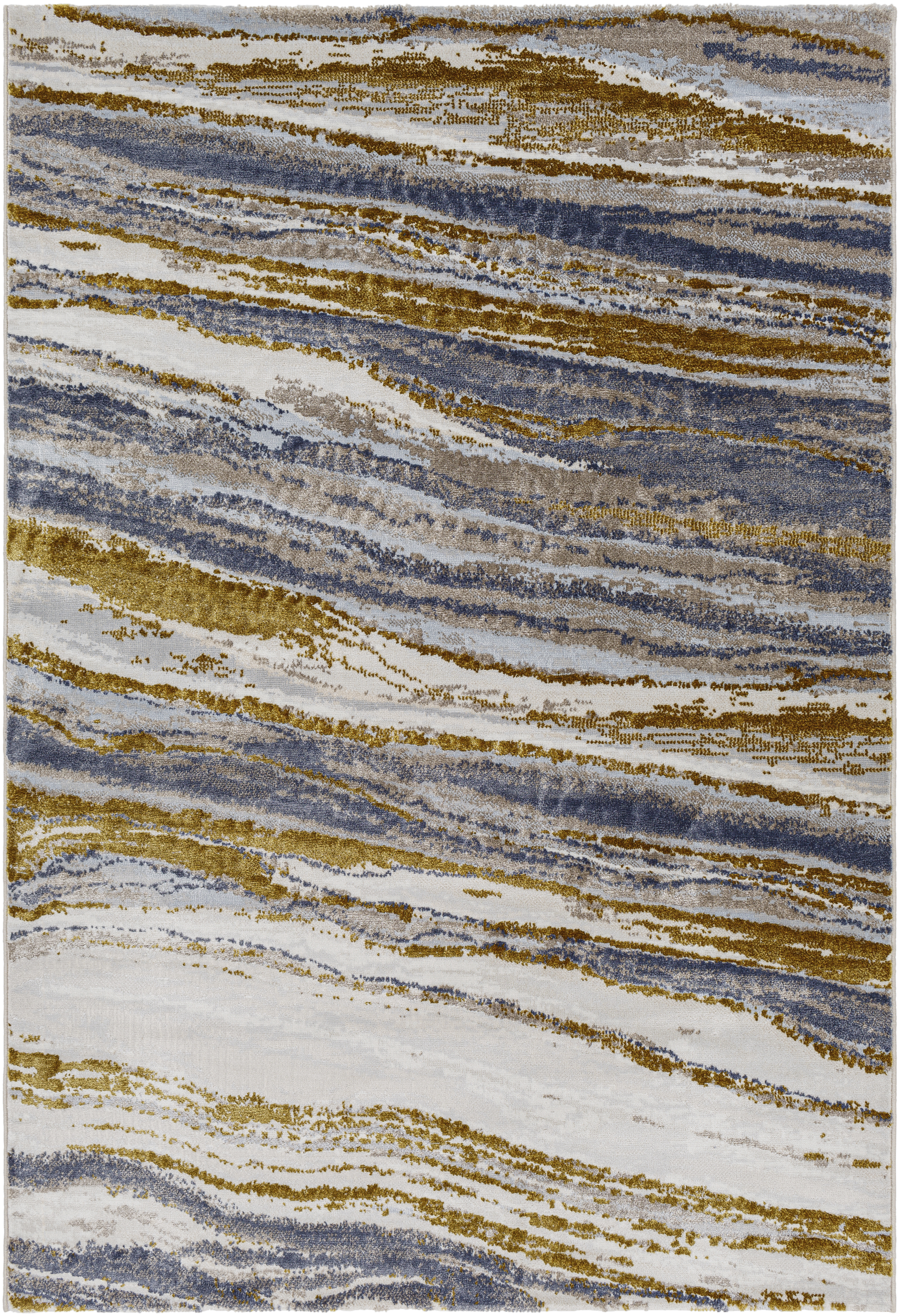 Delight 91 X 63 inch Light Gray Rug, Rectangle