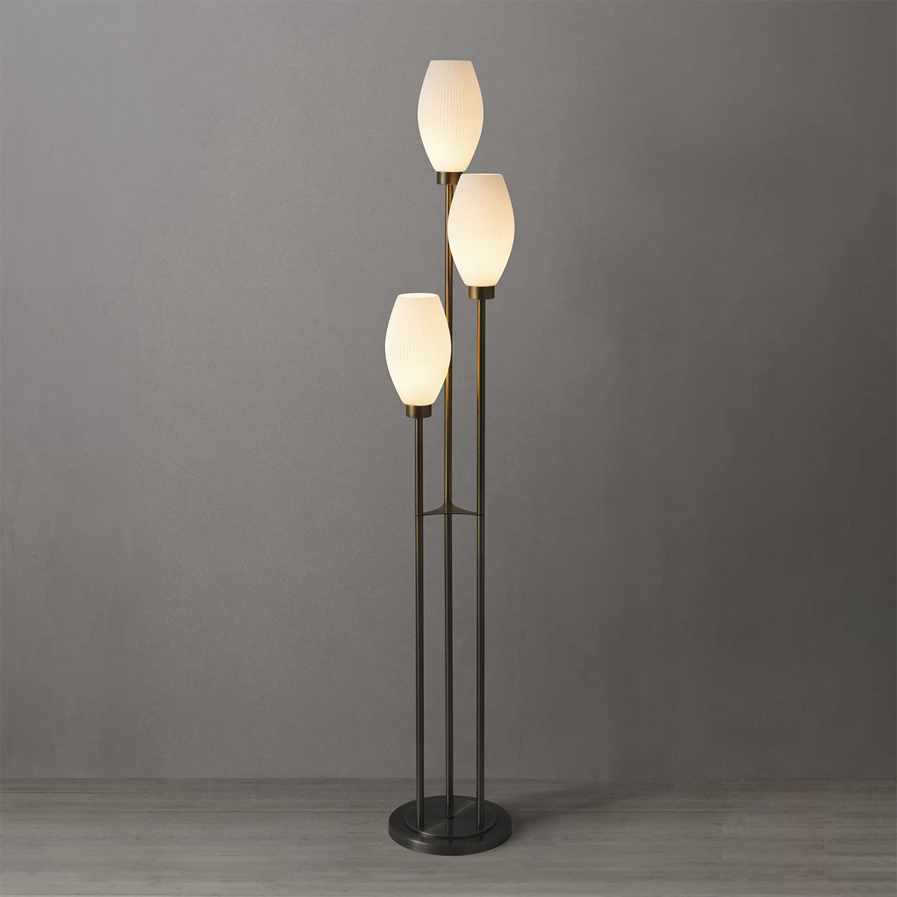 Willows 71 inch 4 watt Matte Black Floor Lamp Portable Light