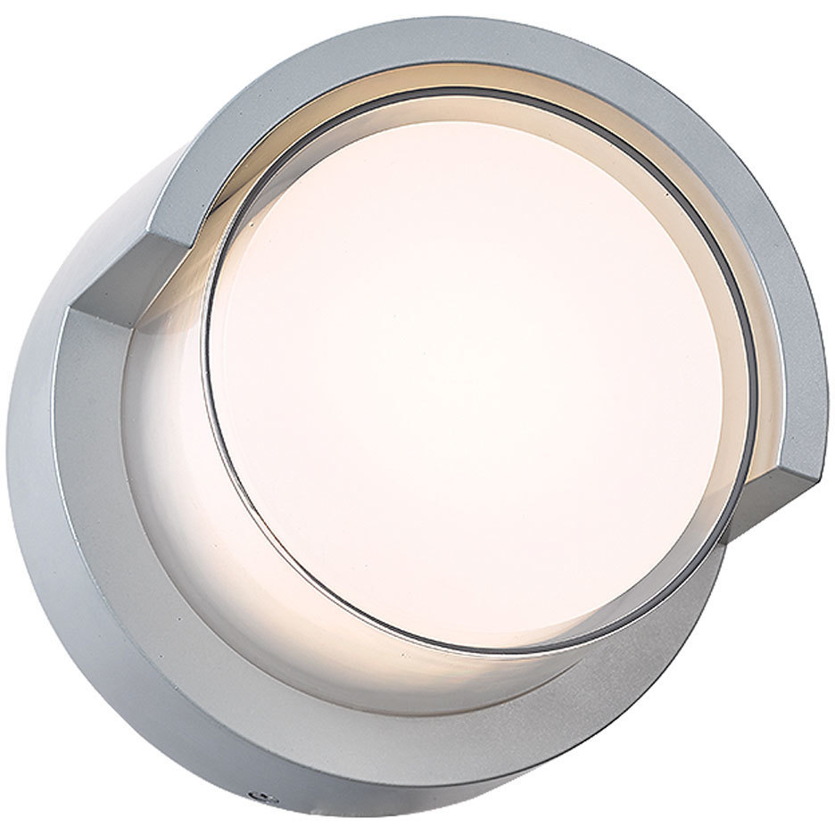 Geo LED 3.9 inch Silica Outdoor Wall Light