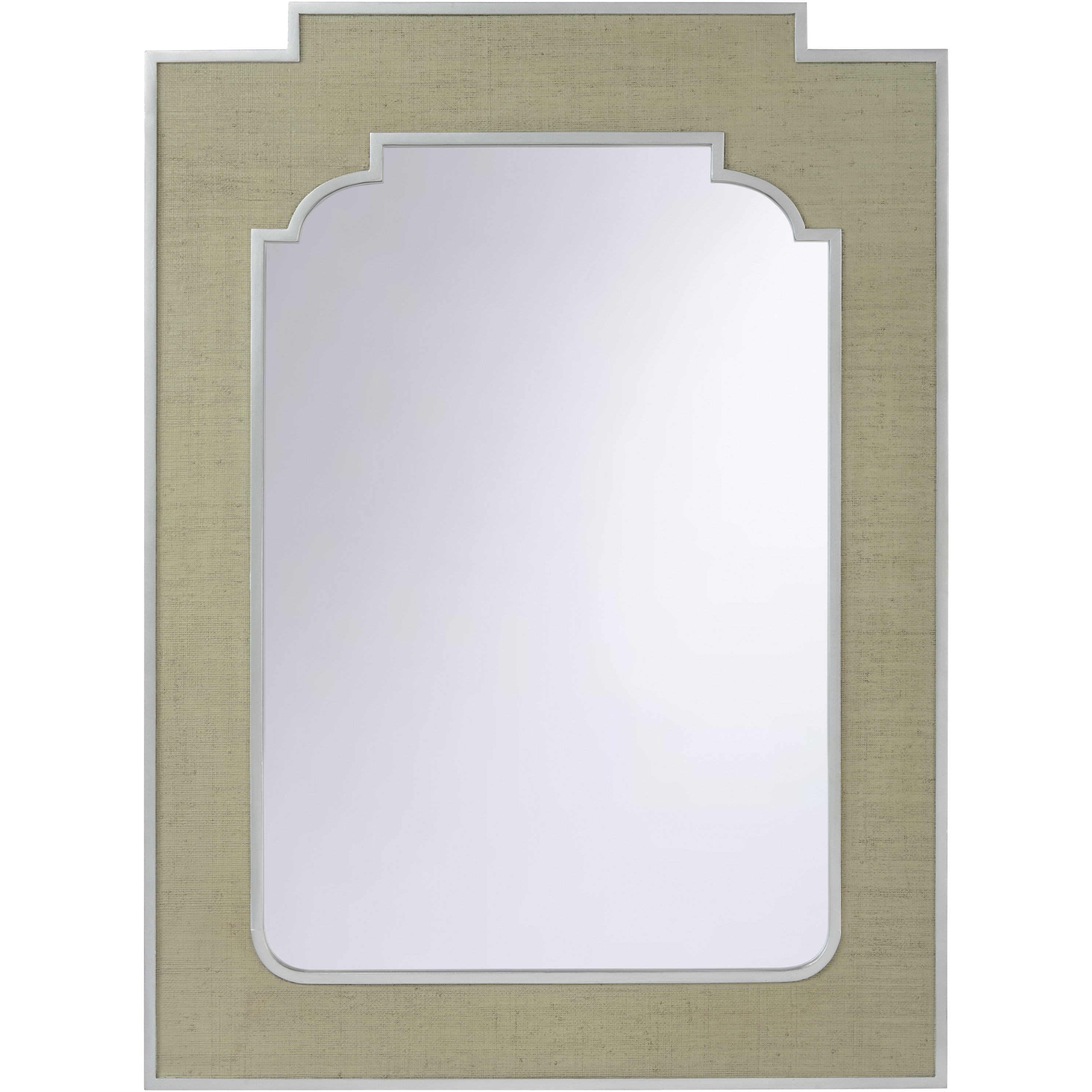 Yangon 46.5 X 34.5 inch Gold and Silver Mirror