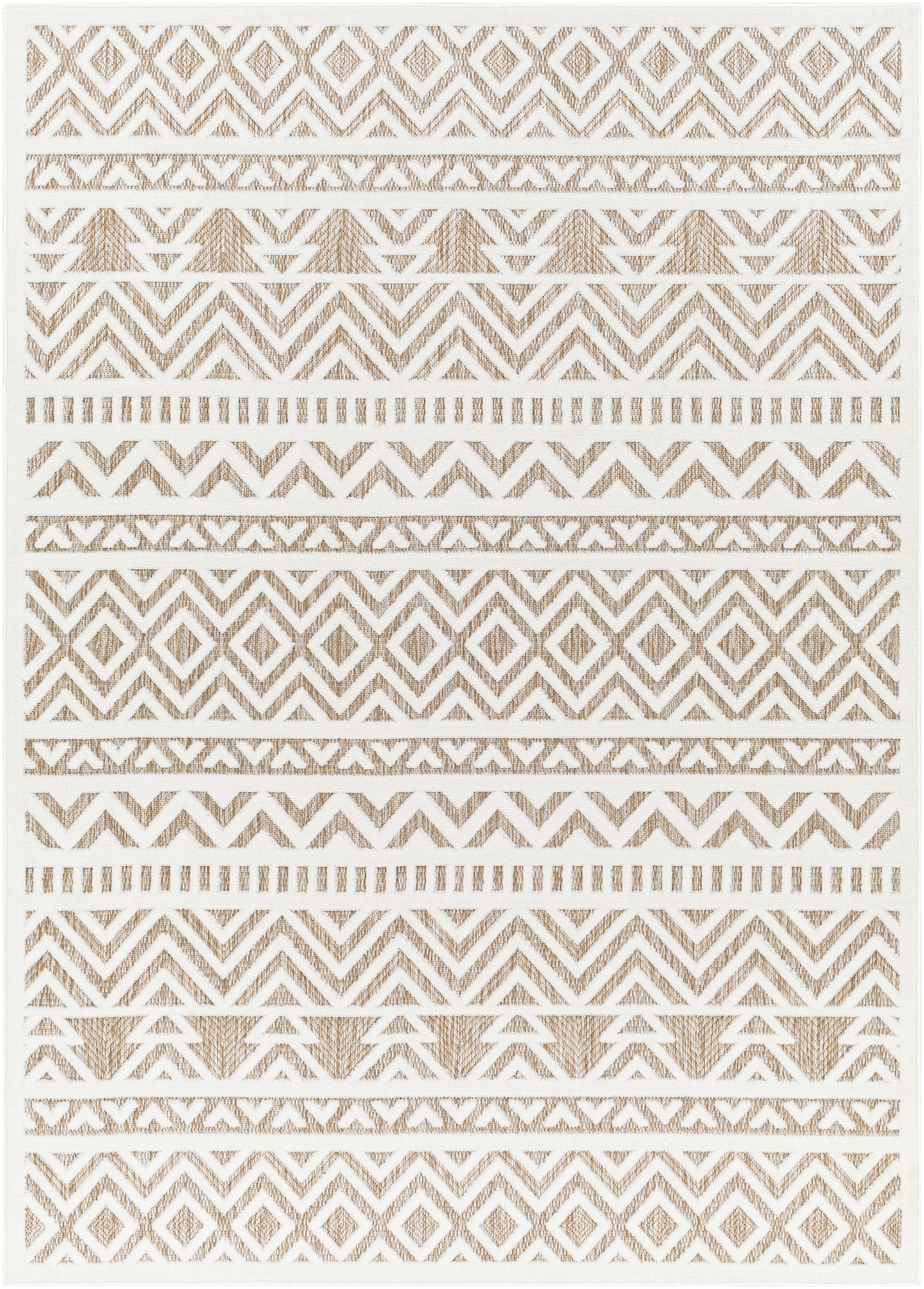 San Diego 84 X 63 inch Taupe Outdoor Rug, Rectangle