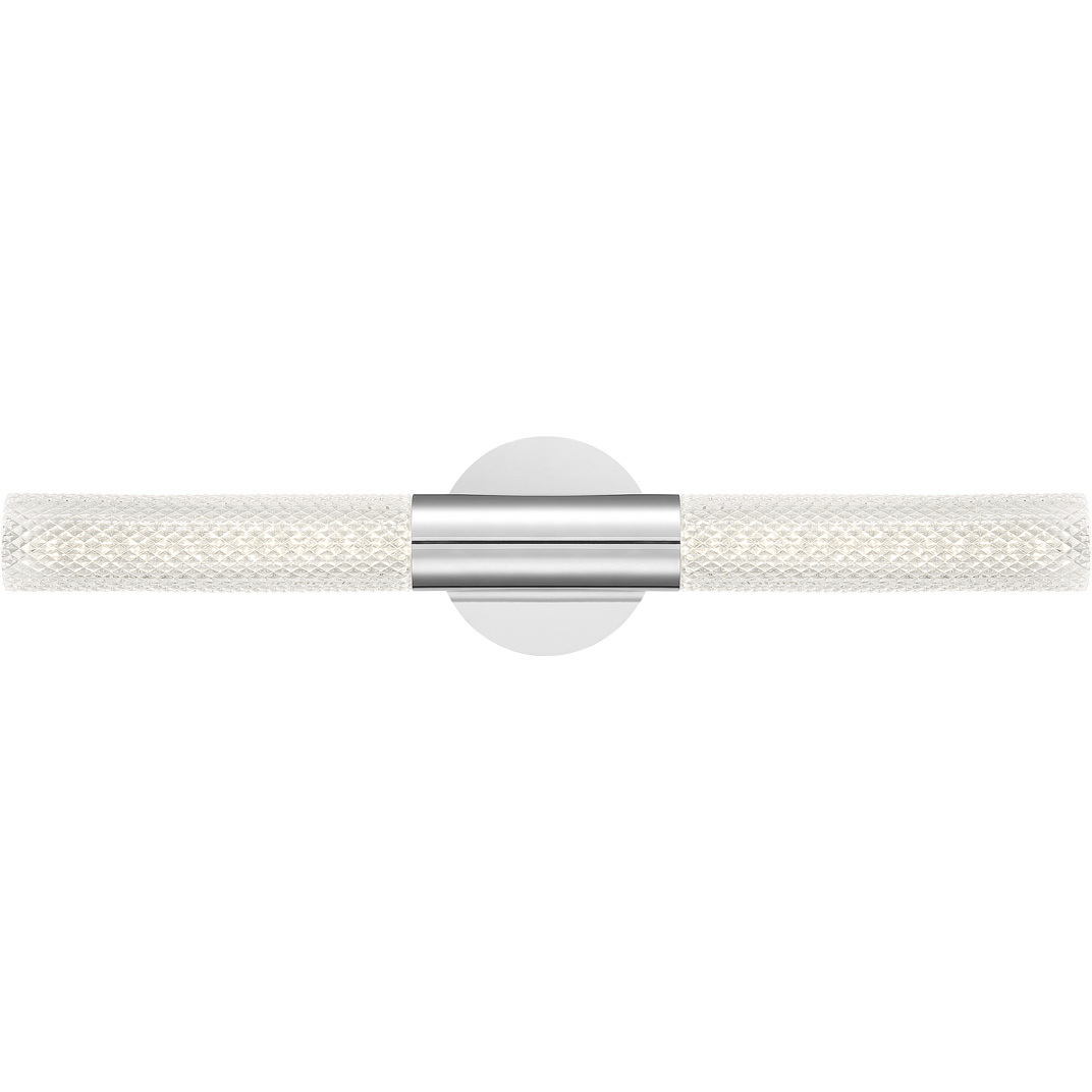 Crossley LED 6 inch Chrome Sconce Wall Light
