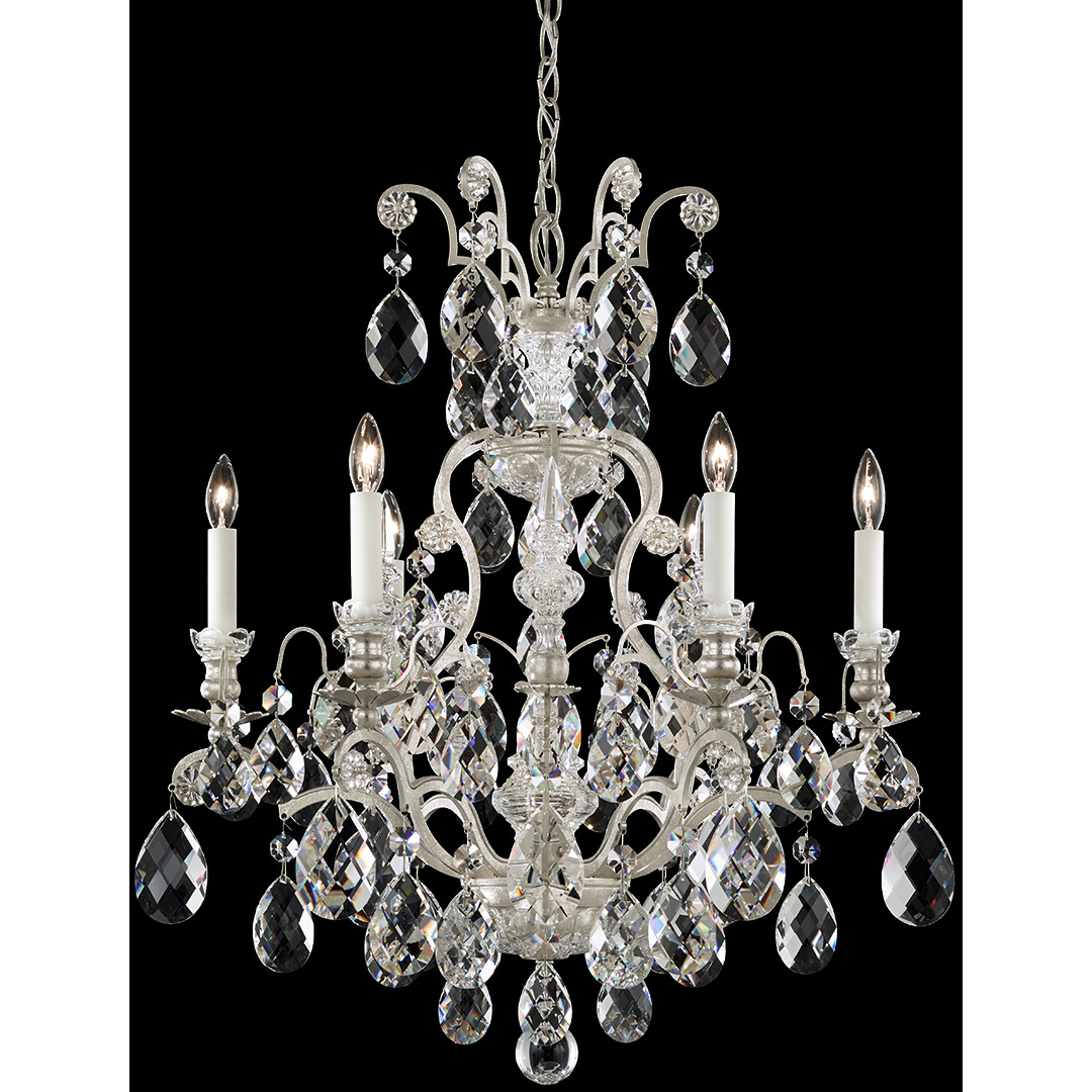 Signature Legacy Renaissance 7 Light 23.5 inch Black Chandelier Ceiling Light in Radiance