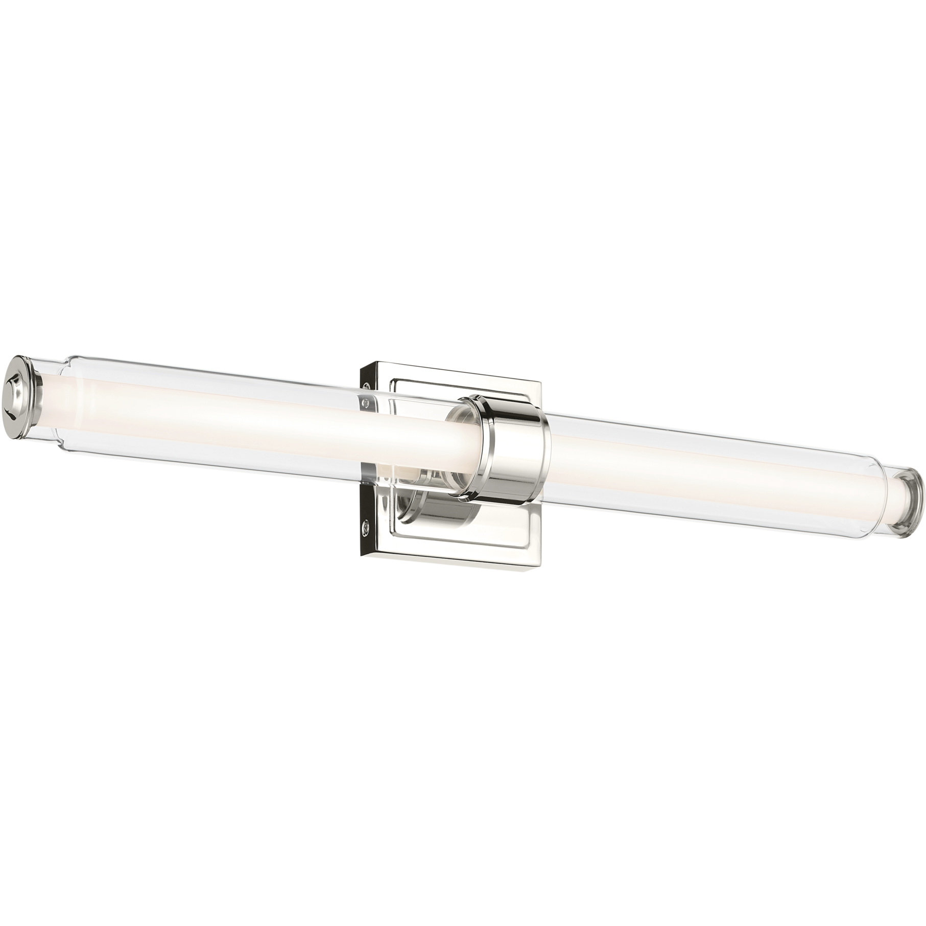 Laurene LED 26.5 inch Polished Nickel Linear Bath Bar Wall Light, Medium
