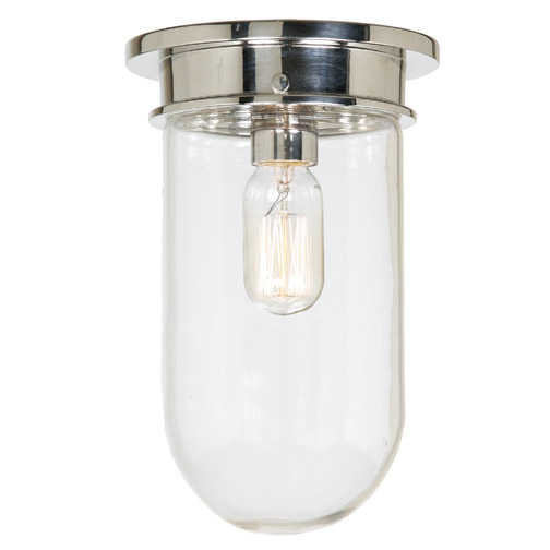 Boston 1 Light 7 inch Oil Rubbed Bronze Flush Mount Ceiling Light