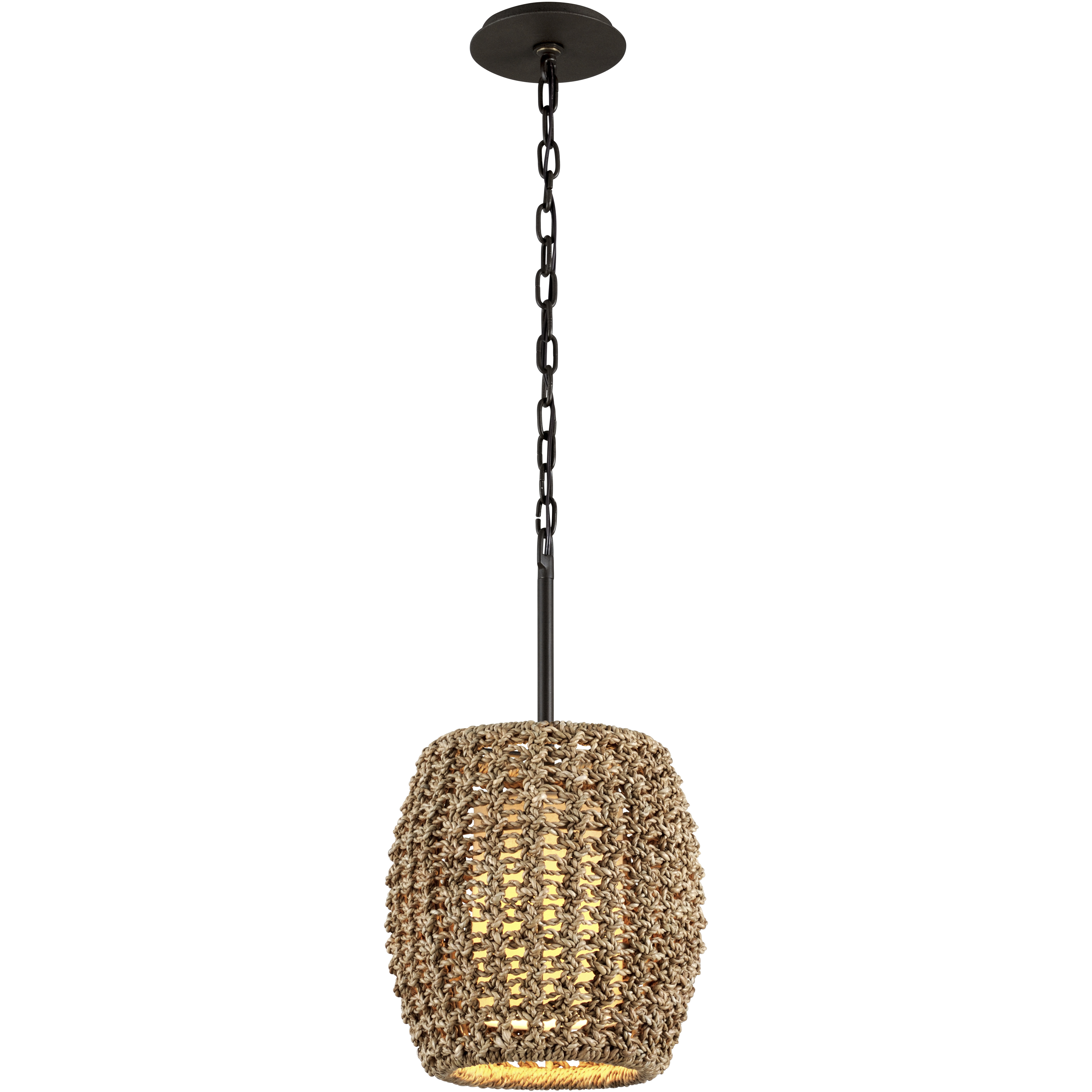 Conga 1 Light 12 inch Bronze Pendant Ceiling Light