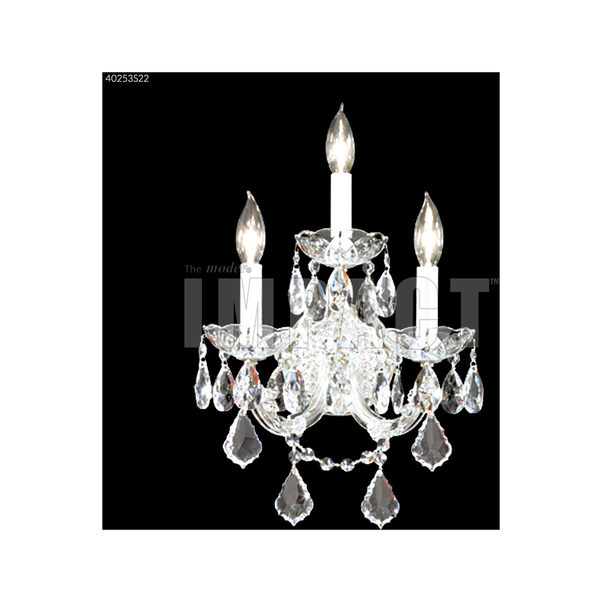Maria Theresa 3 Light 11 inch Gold Lustre Wall Sconce Wall Light