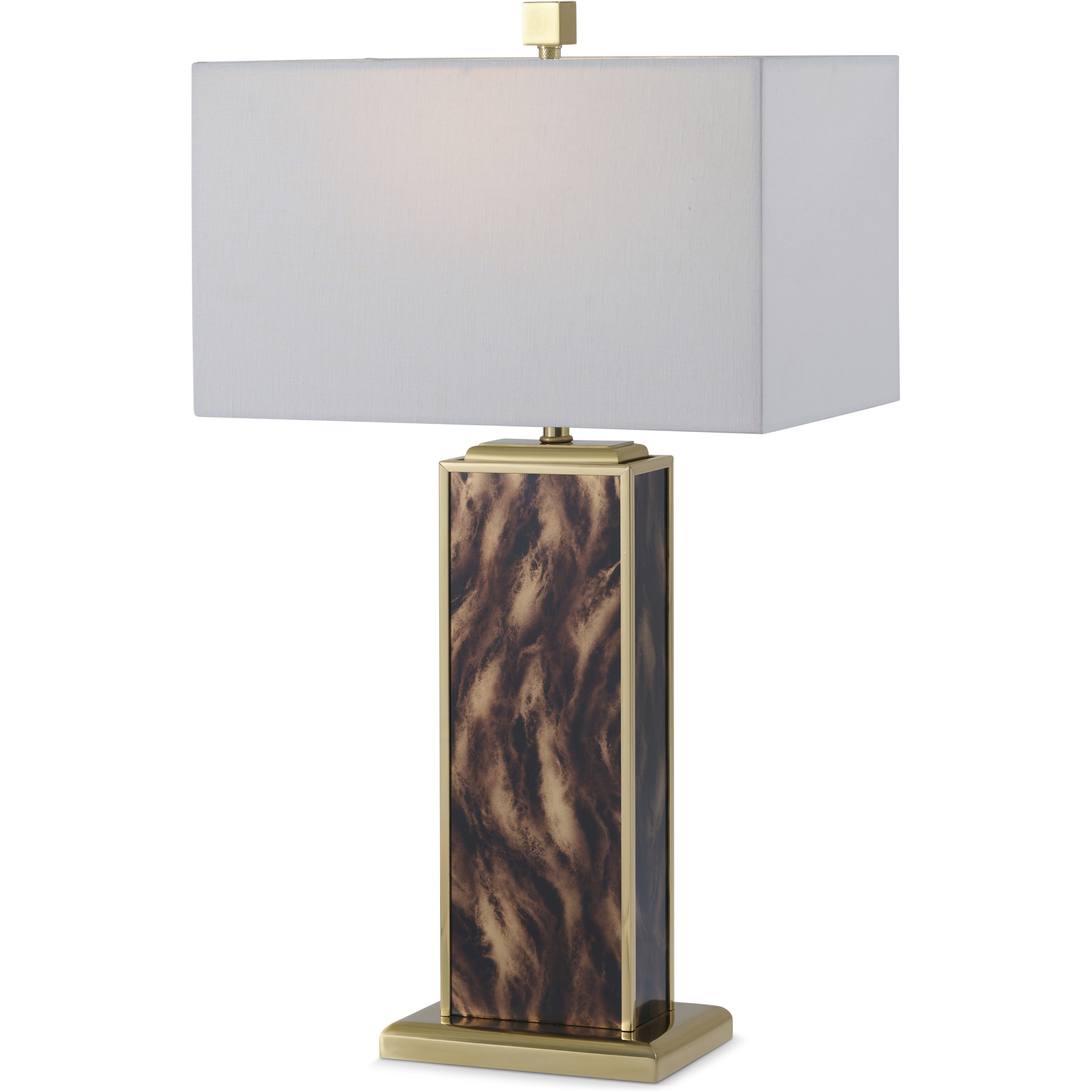 Arakan 30.25 inch Calico Table Lamp Portable Light, Wooden, TA Illuminations