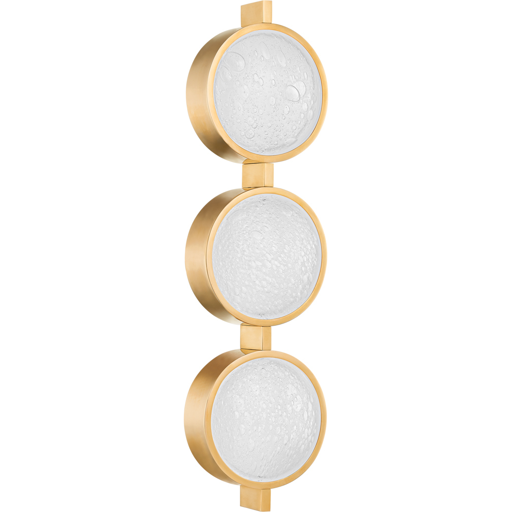 Ansonia LED 6 inch Vintage Brass ADA Wall Sconce Wall Light
