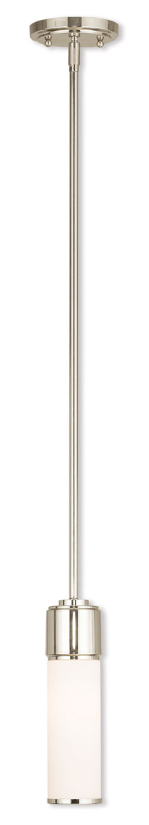 Weston 1 Light 4.75 inch Polished Nickel Single Pendant Ceiling Light