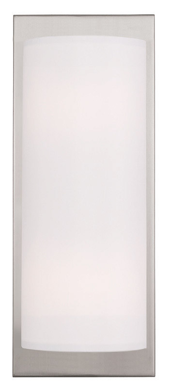 Meridian 2 Light 6 inch Brushed Nickel ADA Wall Sconce Wall Light