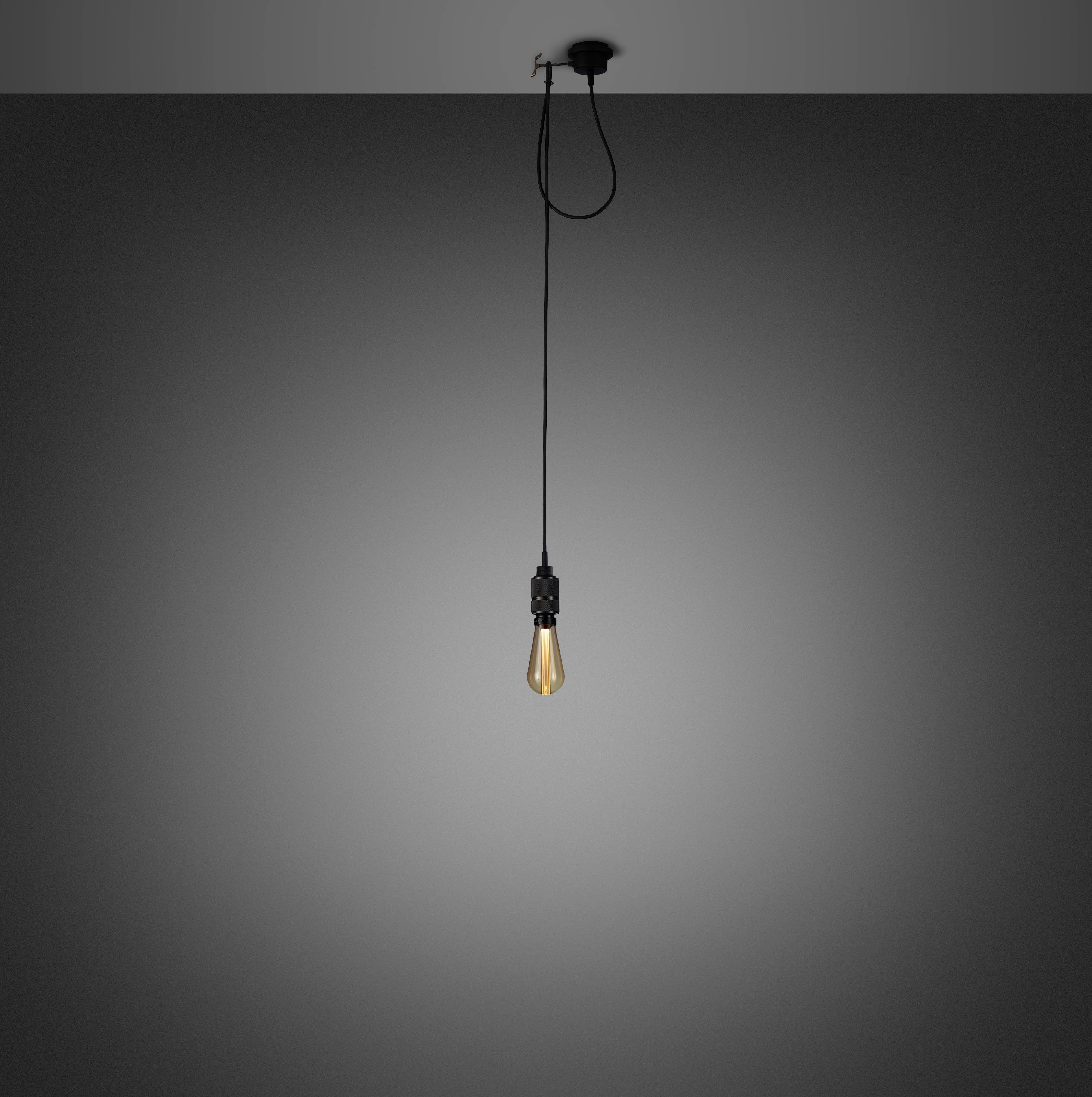 Hooked 1.0 LED 3.15 inch Smoked Bronze Pendant Ceiling Light, Nude