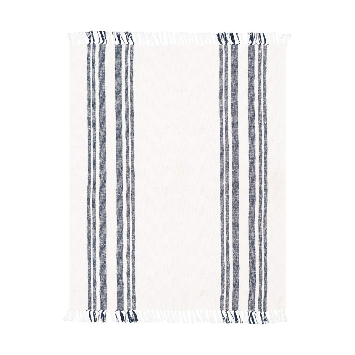 Avila 60 X 50 inch Navy/Ivory Throws
