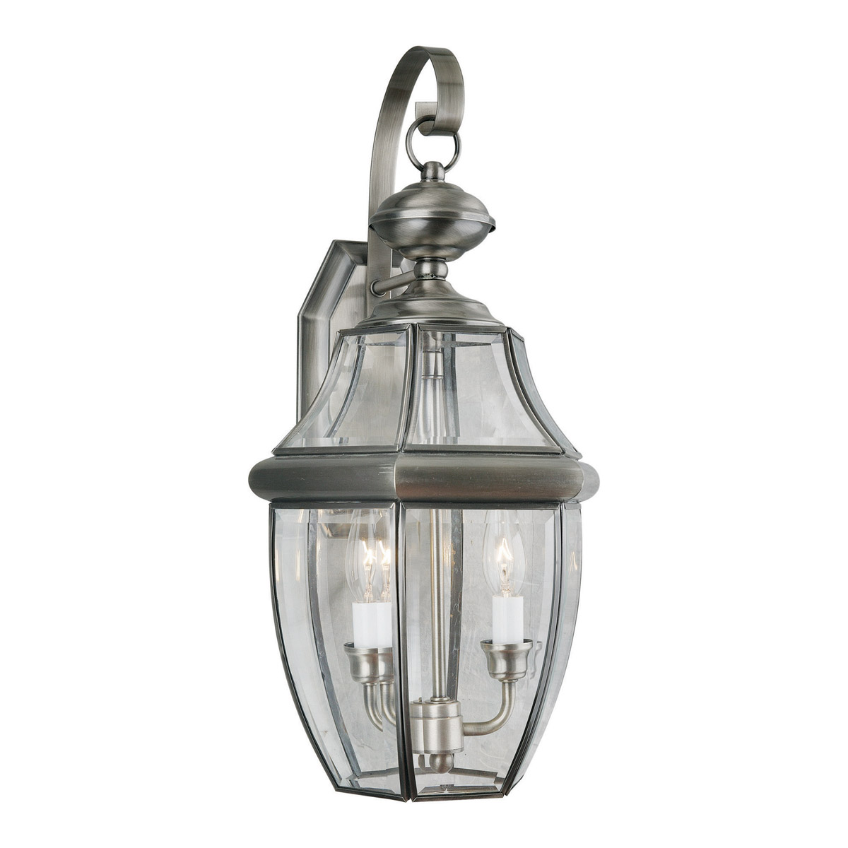 Signature 2 Light 21 inch Antique Pewter Outdoor Wall Light