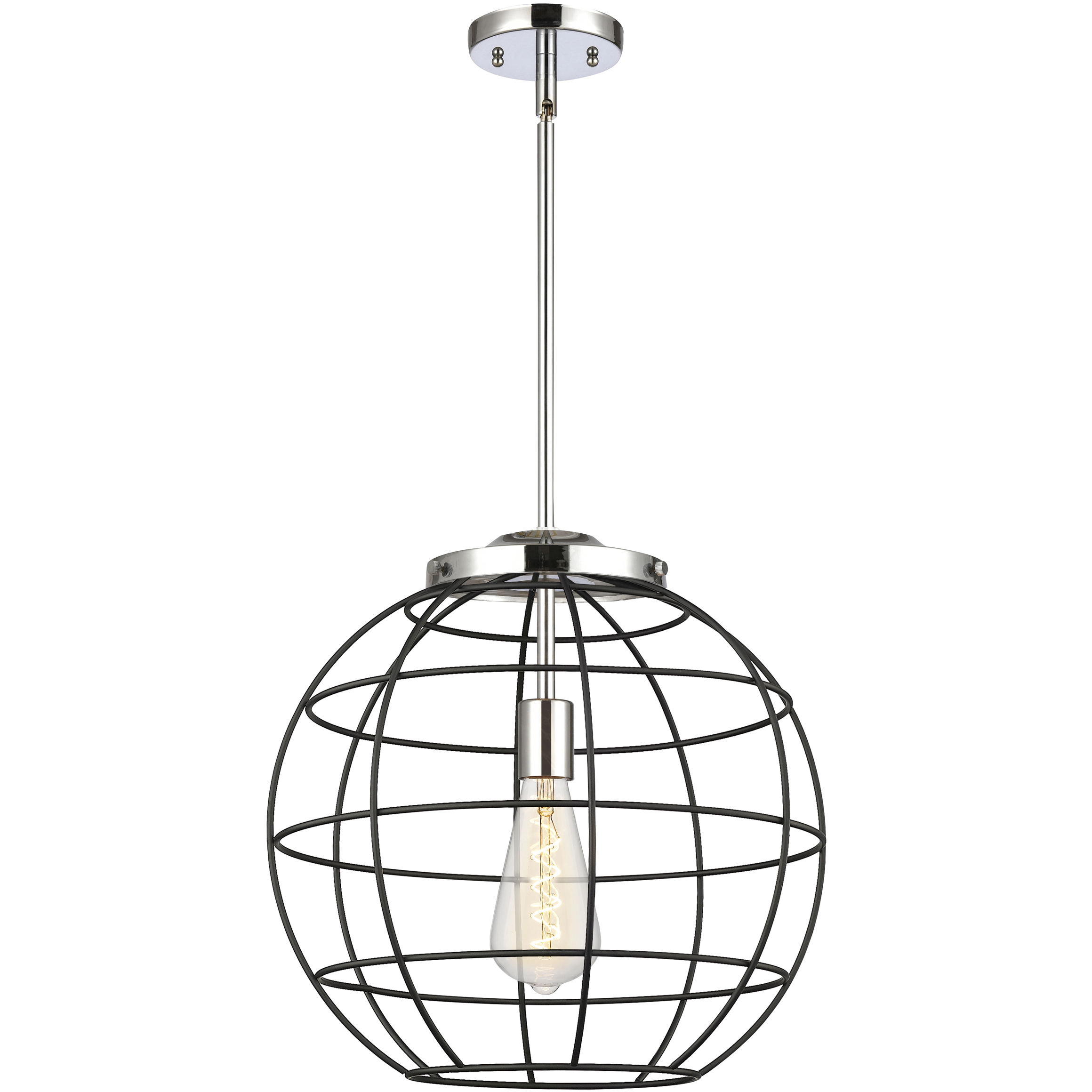 Lake Placid 1 Light 16 inch Polished Chrome Pendant Ceiling Light
