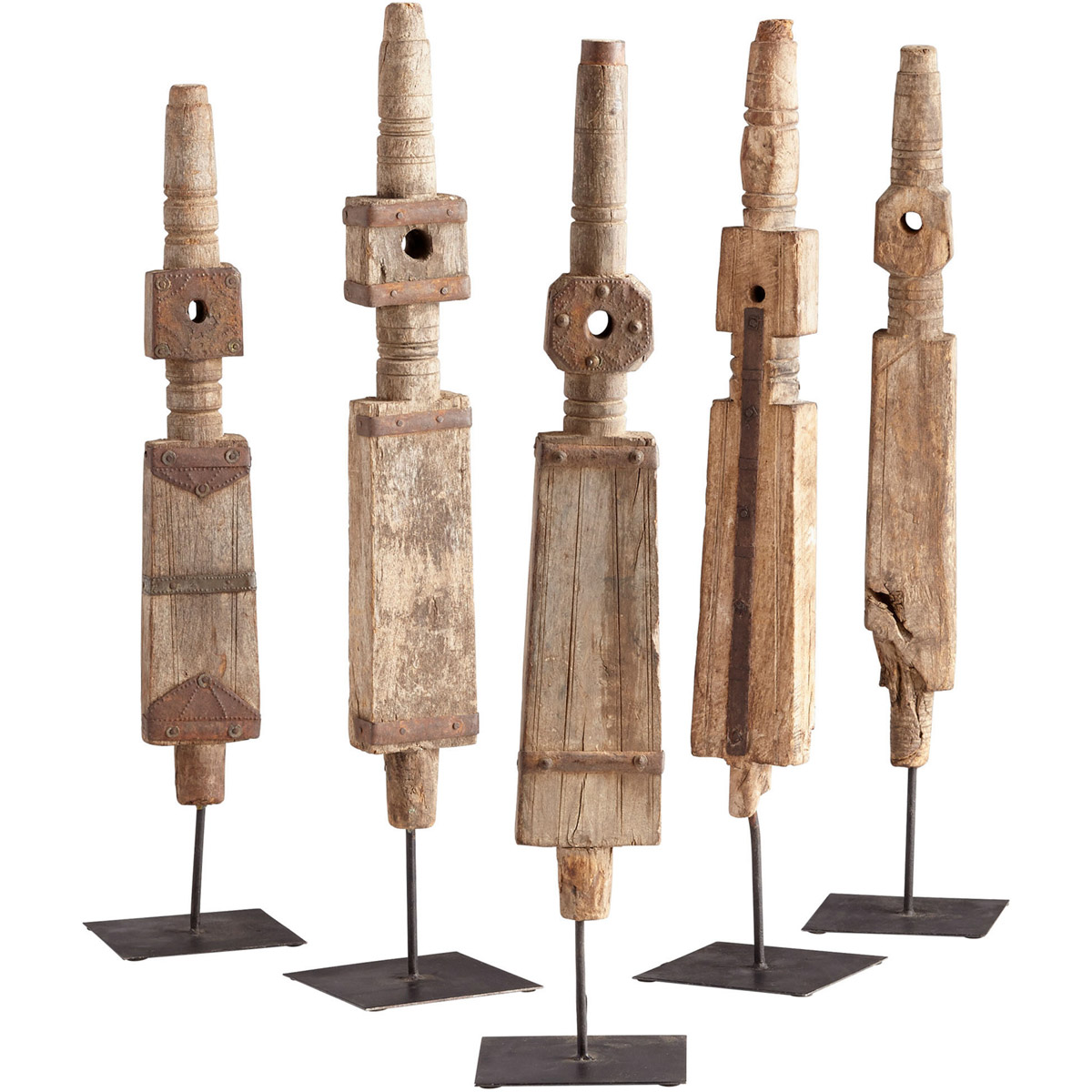 Rustic Todem 23.75 X 5 inch Sculpture, Medium, Random Pick