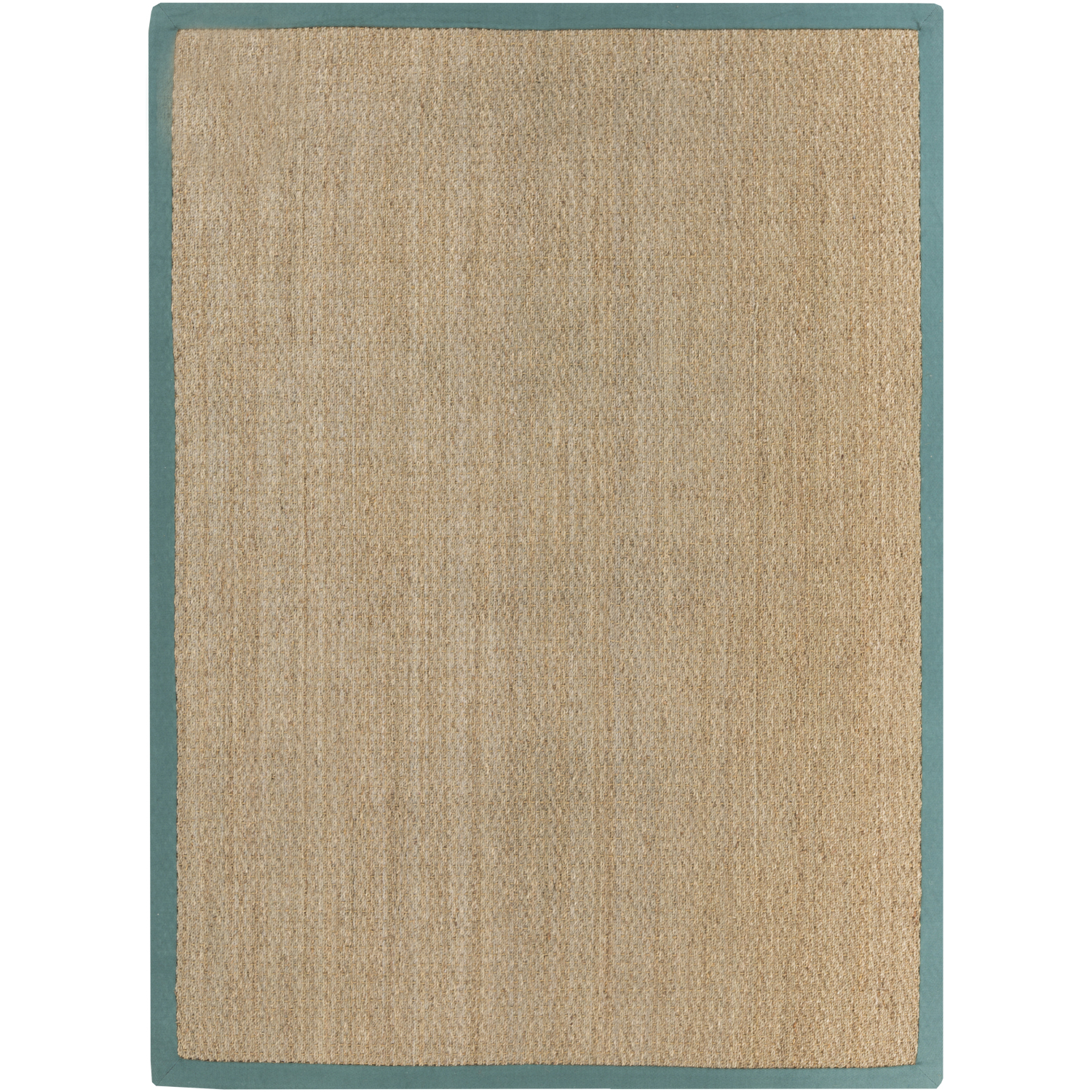Village 36 X 24 inch Tan/Deep Teal Handmade Rug