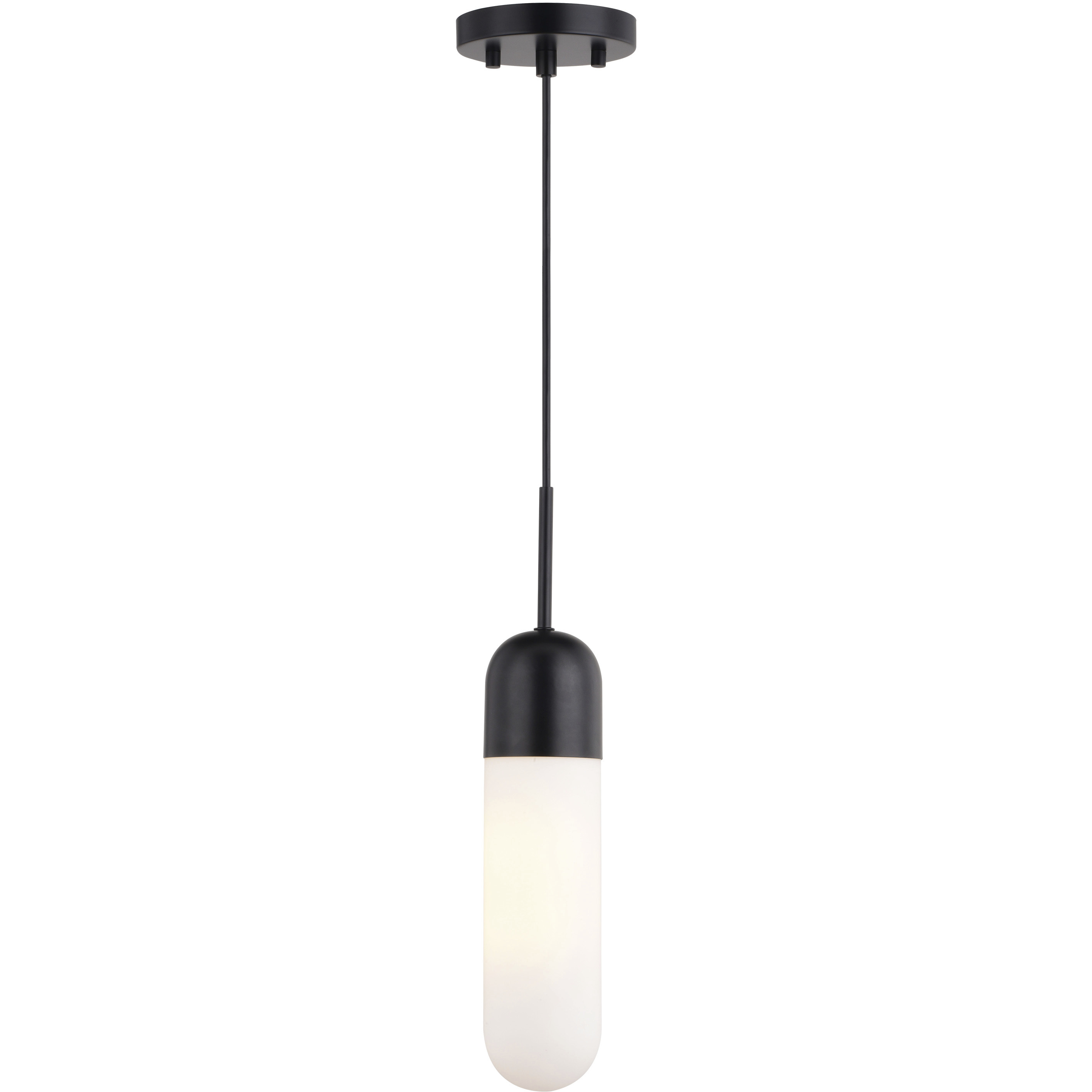 Thalia LED 4.75 inch Matte Black Mini Pendant Ceiling Light