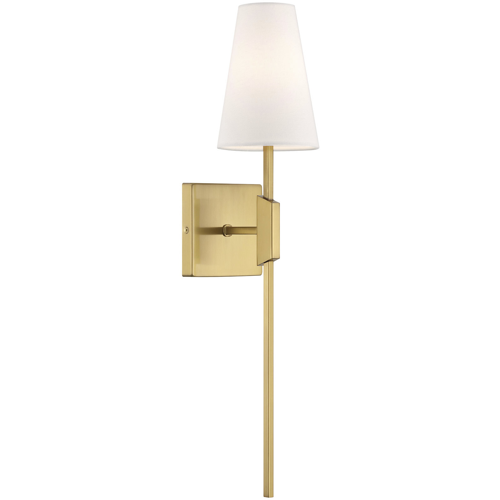 Transitional 1 Light 5 inch Natural Brass Wall Sconce Wall Light