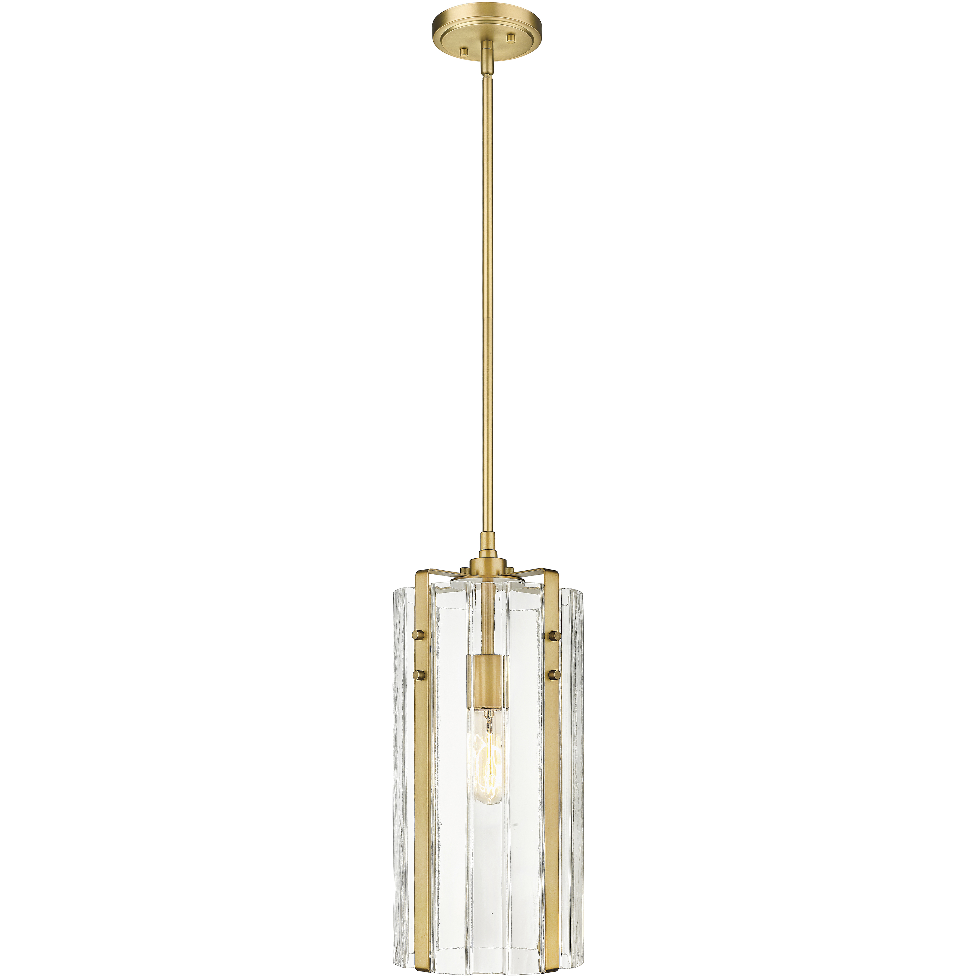 Alverton 1 Light 8 inch Rubbed Brass Pendant Ceiling Light in Rubbed Bronze
