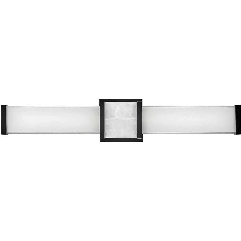 Pietra LED 25 inch Black Vanity Light Wall Light, Vertical