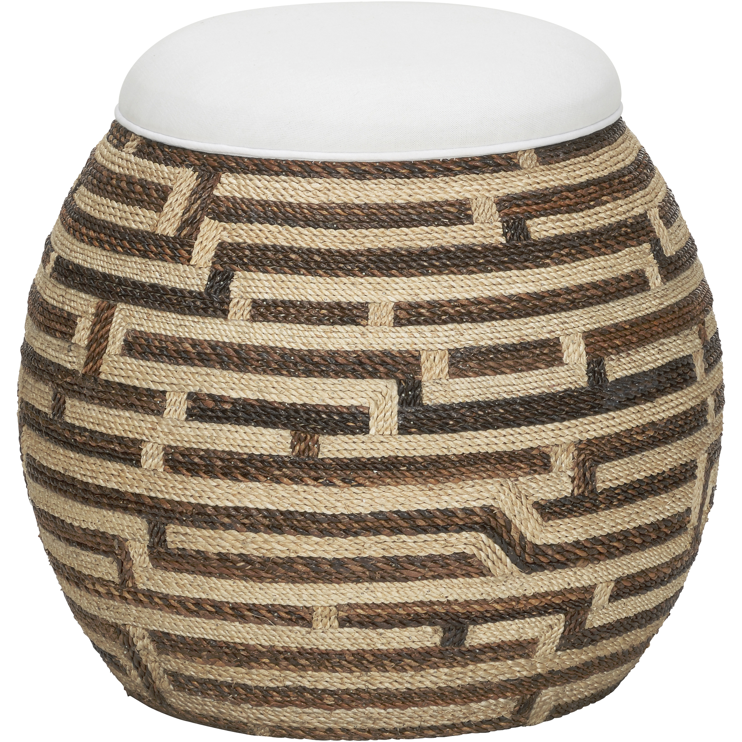Calusa 19 inch Brown Stool