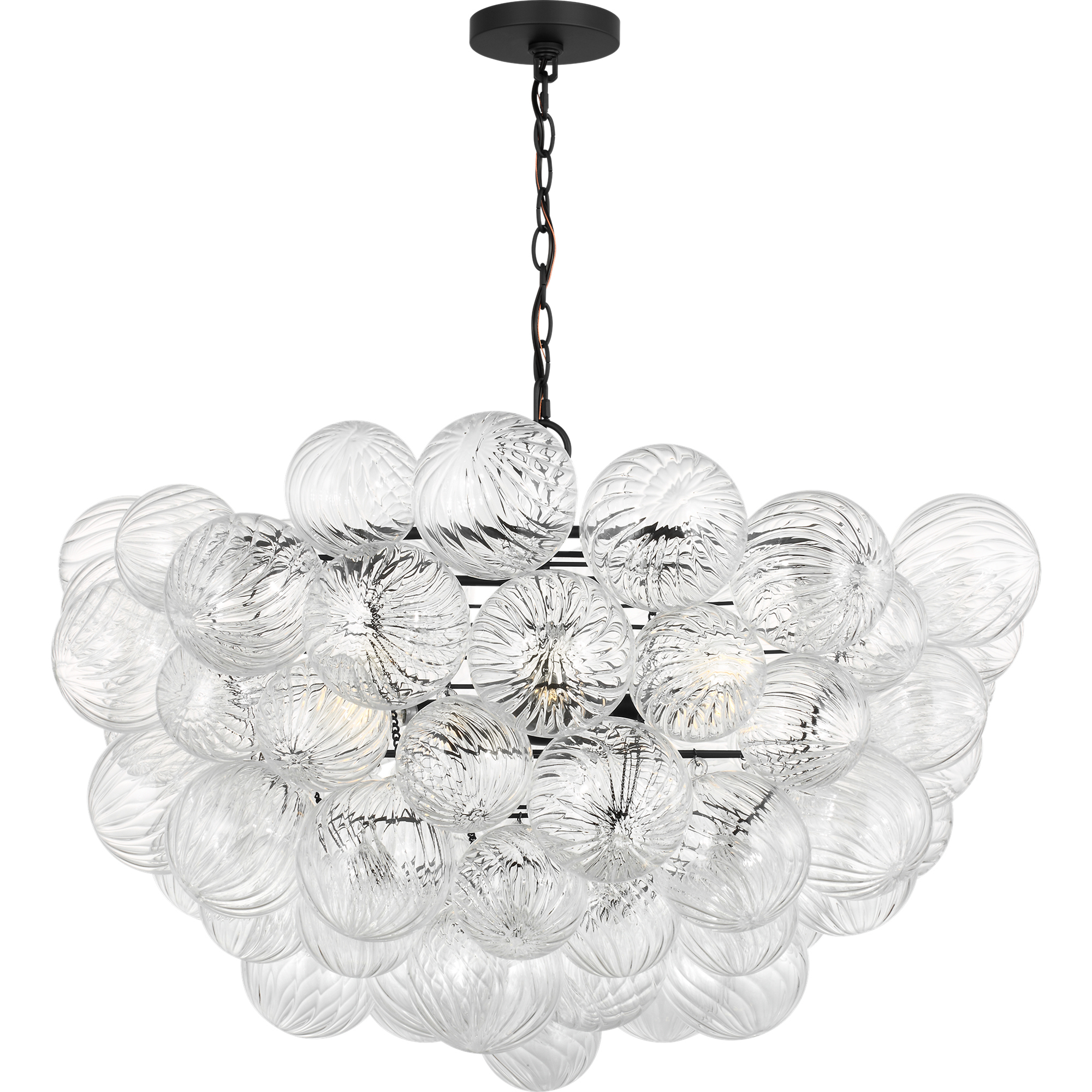 Zia 5 Light 32.28 inch Midnight Black Chandelier Ceiling Light