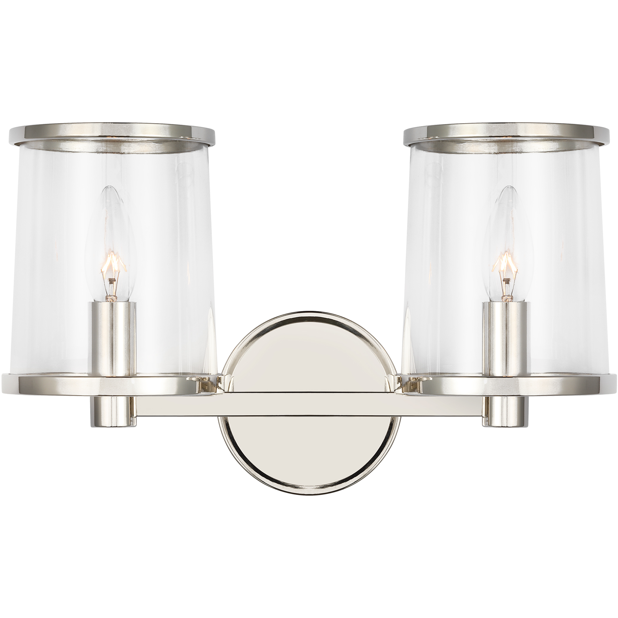 Reynolds 2 Light 14.63 inch Polished Nickel Vanity Light Wall Light