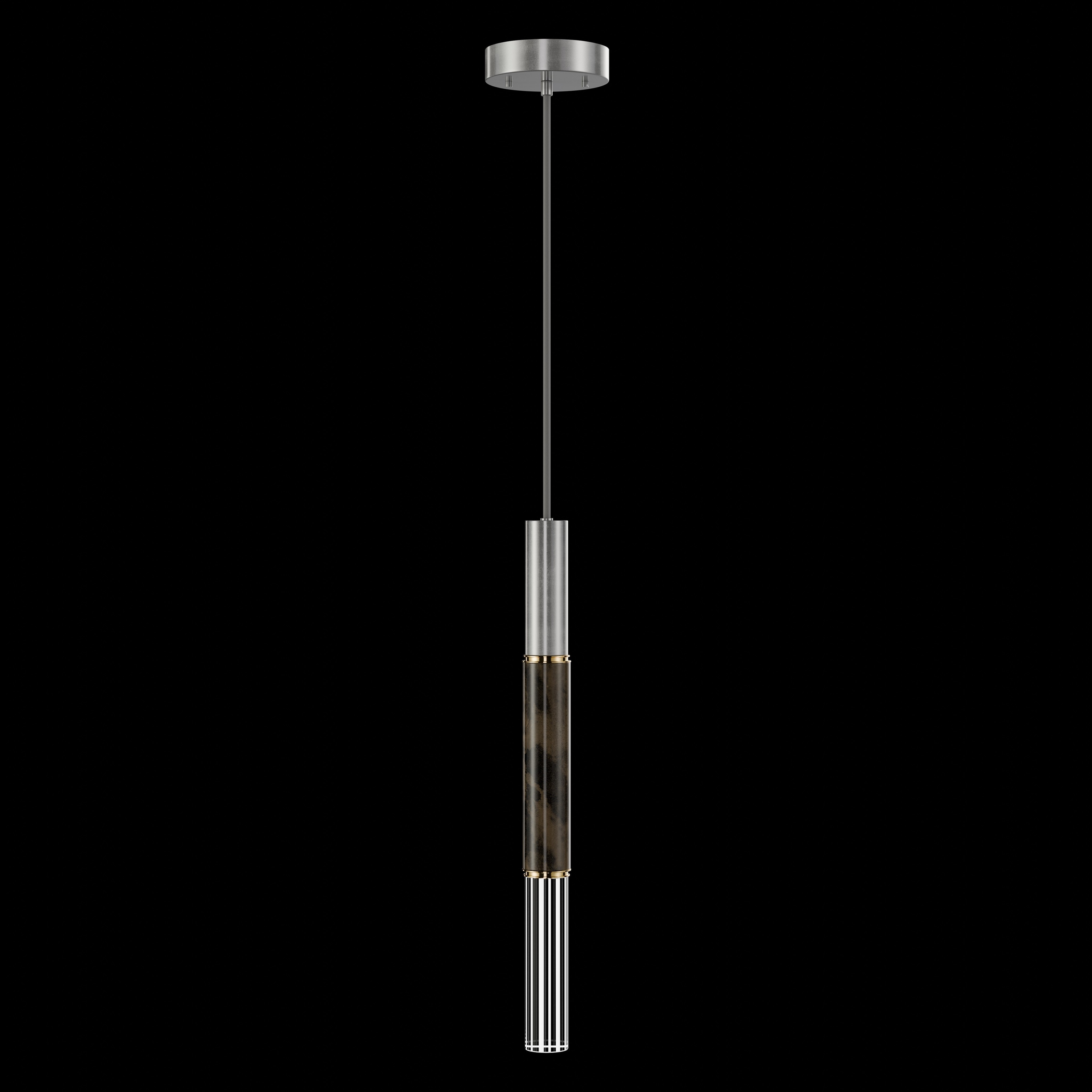 Antonia 1 Light 6.5 inch Silver Pendant Ceiling Light