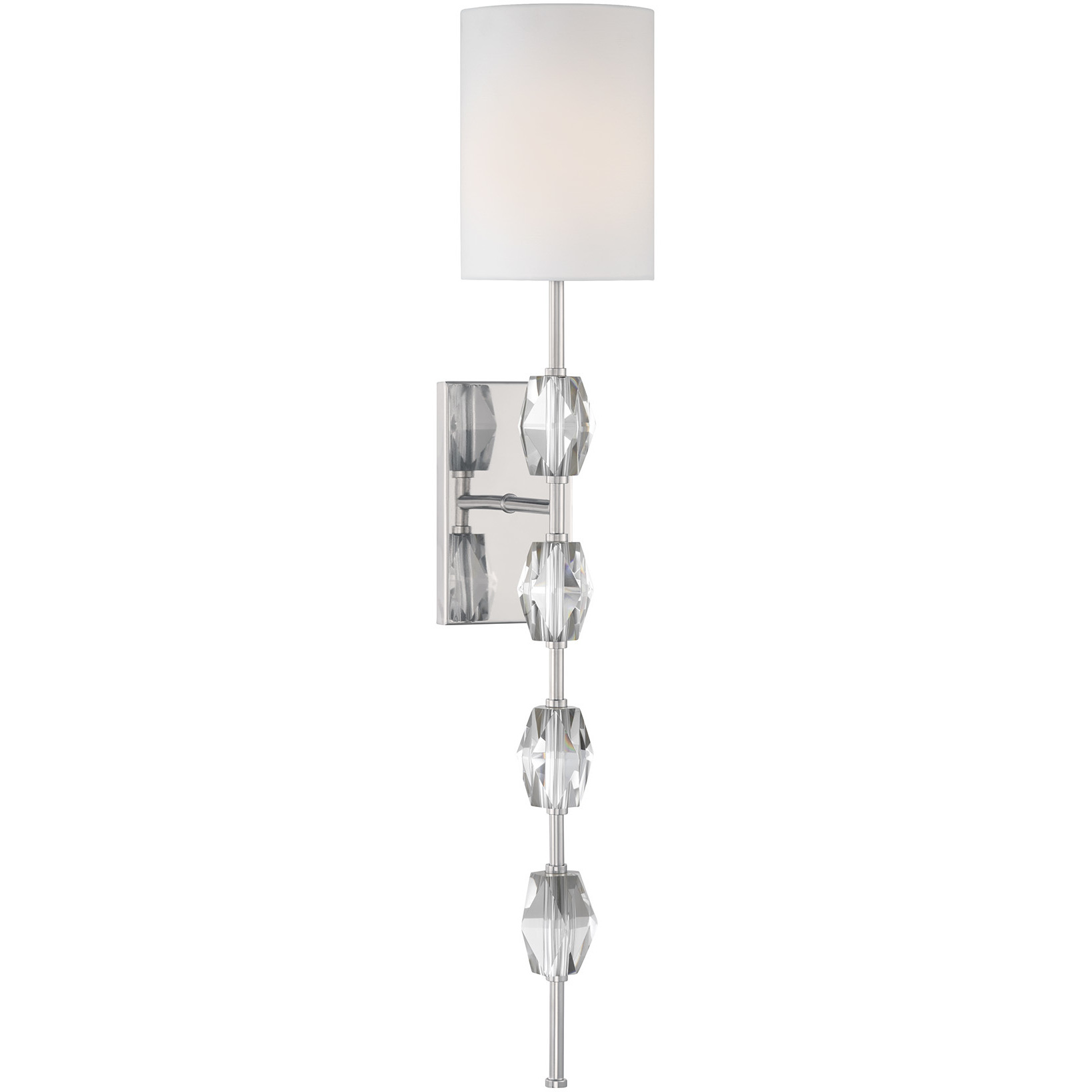 Sebring 1 Light 6 inch Polished Nickel Wall Sconce Wall Light