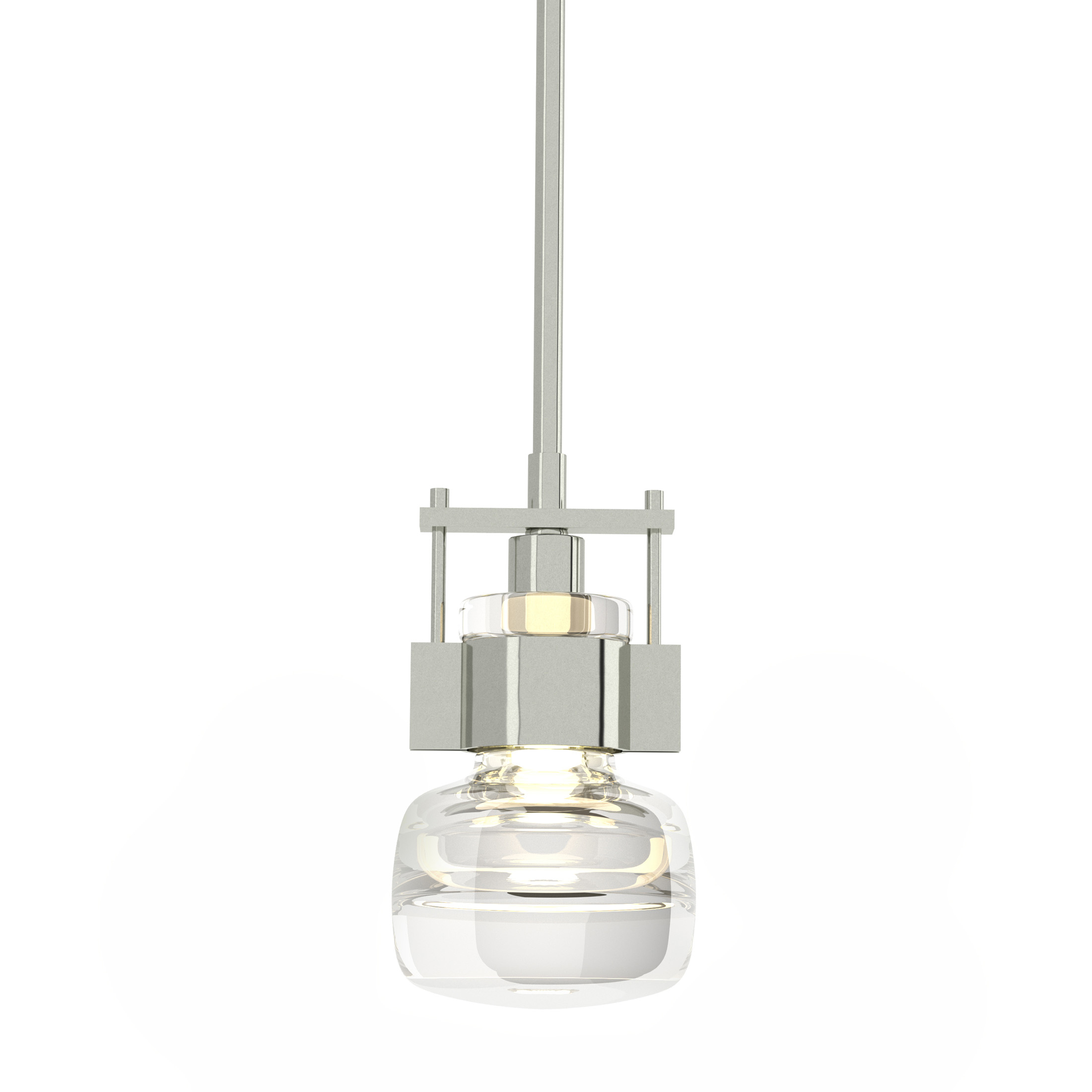 Cuff 1 Light 7.5 inch Sterling Mini Pendant Ceiling Light, Large