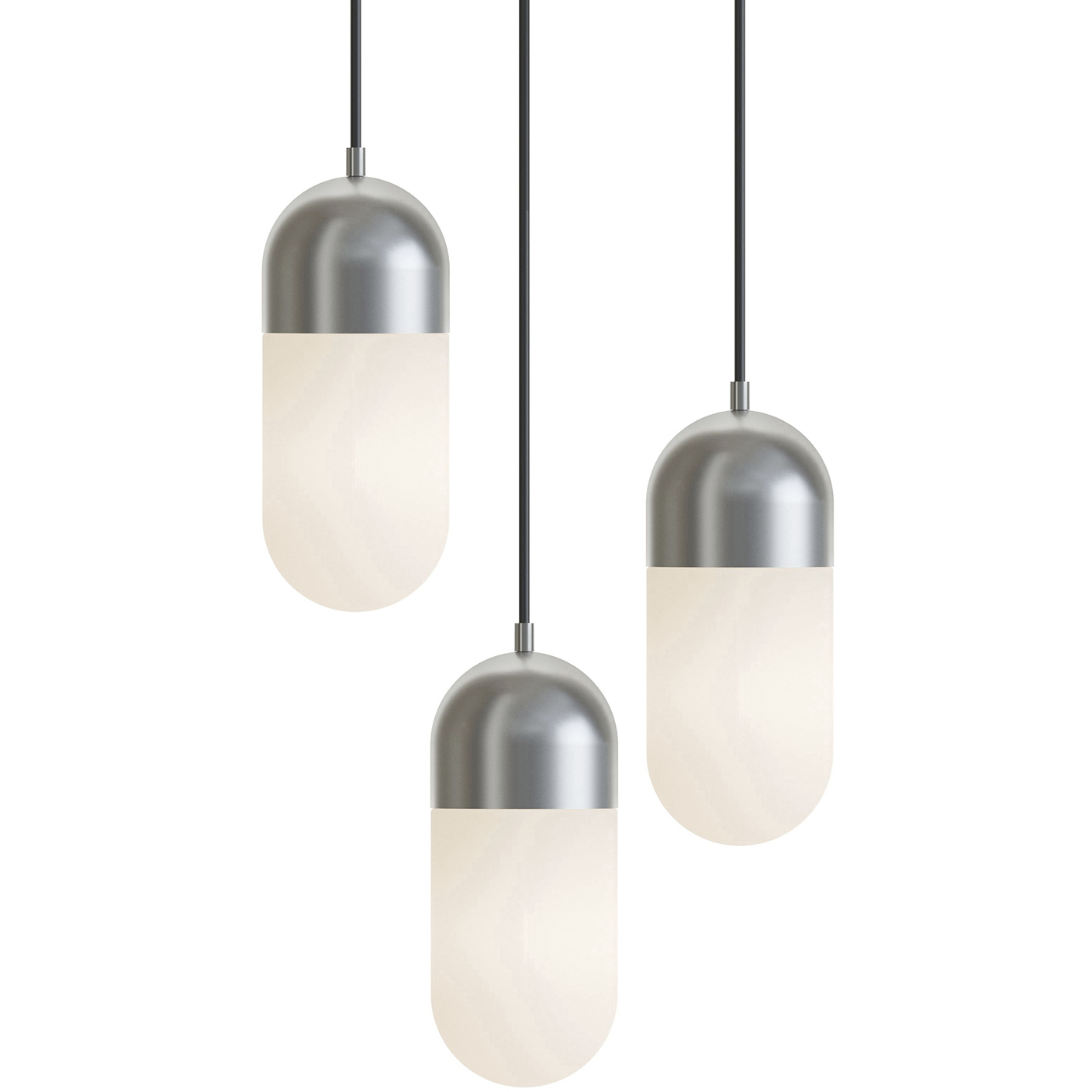Irvine LED 18 inch Satin Nickel Multi-light Pendant Ceiling Light