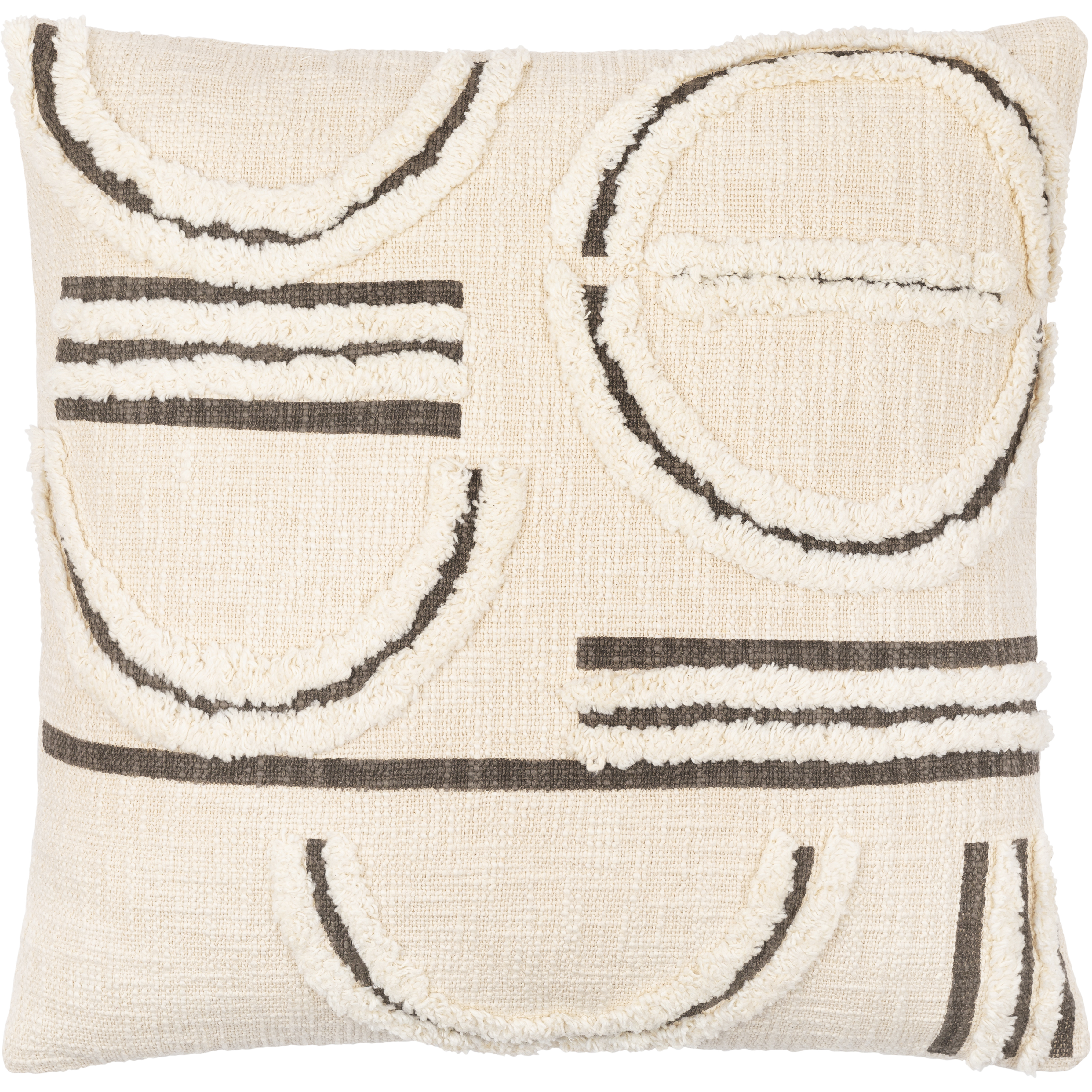 Azibo 18 inch Charcoal Pillow Kit in 18 x 18, Square
