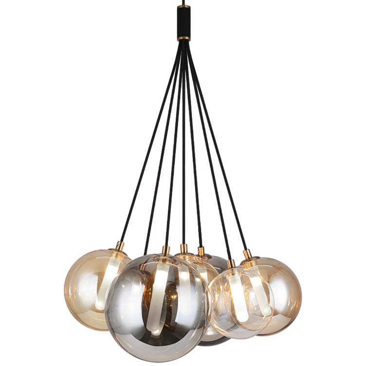 Magma LED 19.75 inch Black Chandelier Ceiling Light
