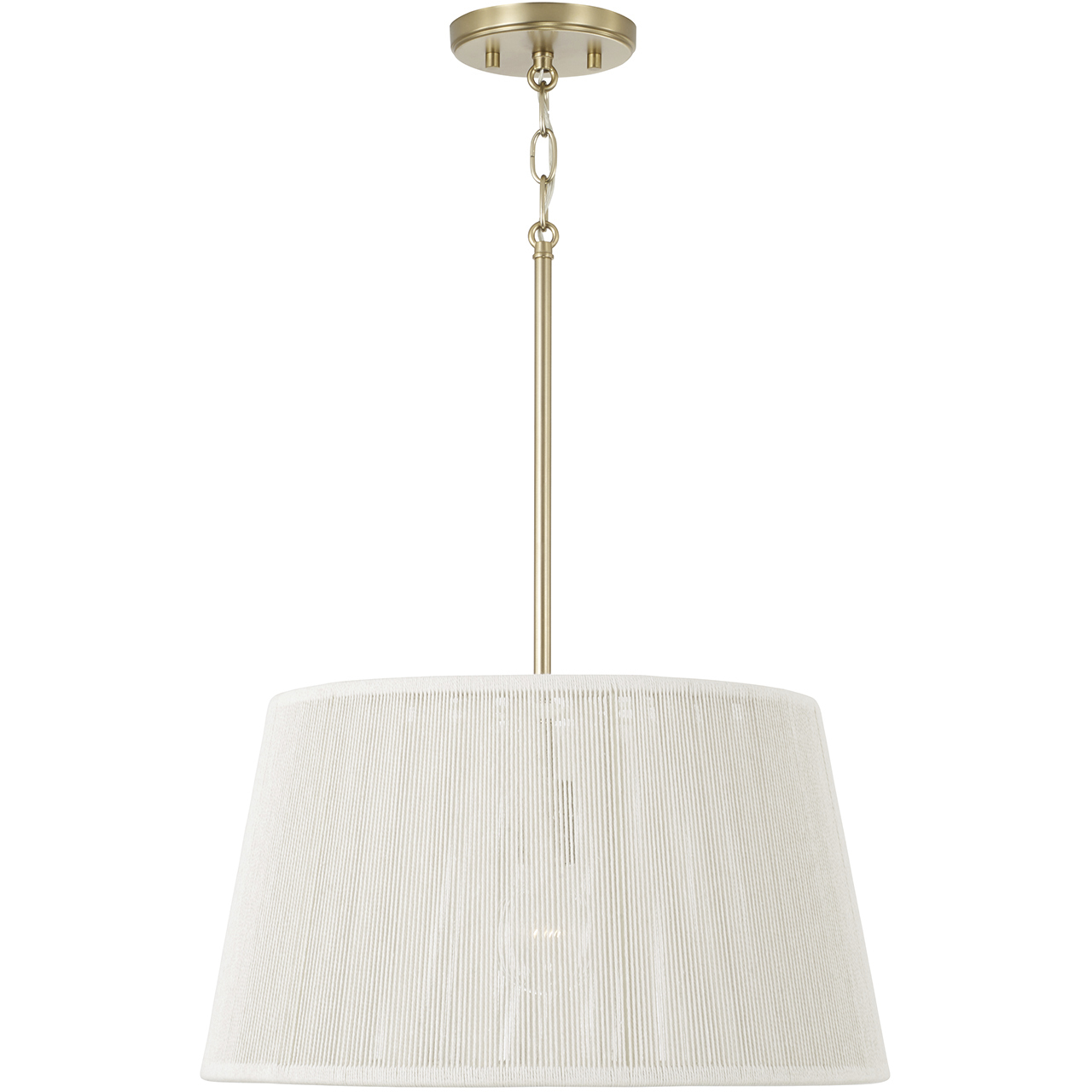 Tara 1 Light 17.75 inch Matte Brass Pendant Ceiling Light