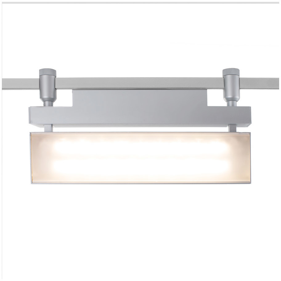 Wall Wash Luminaire 1 Light 277 White Track Head Ceiling Light in 3500K