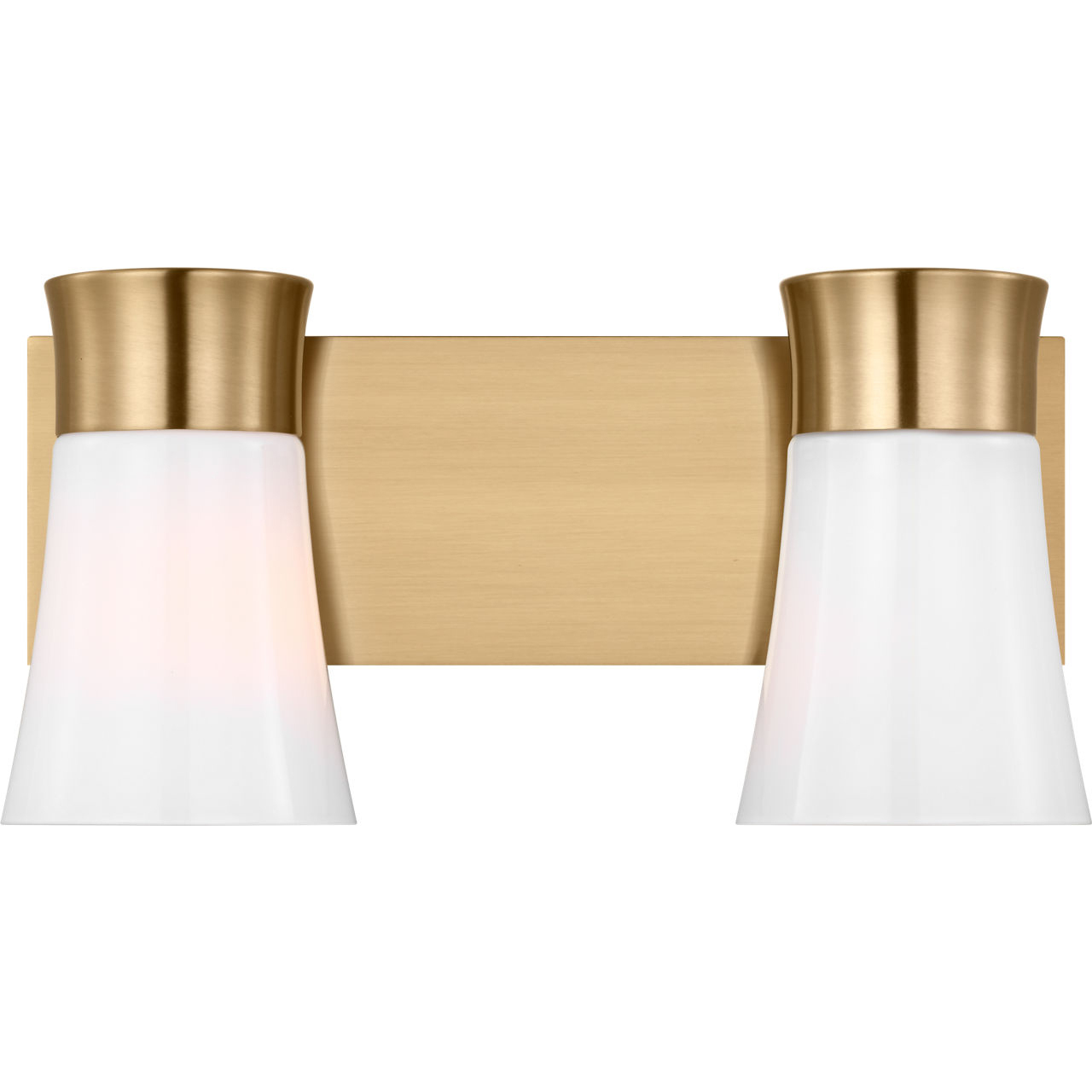 Drew & Jonathan Scott Roy 2 Light 14.5 inch Satin Brass Vanity Light Wall Light