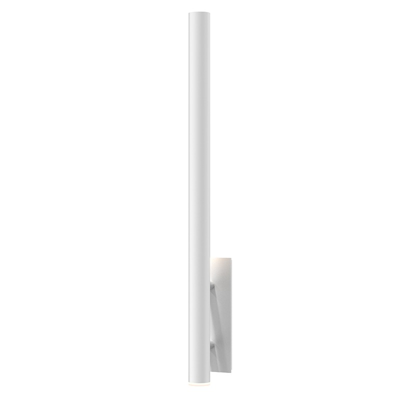 Flue LED 5 inch Textured White Sconce Wall Light